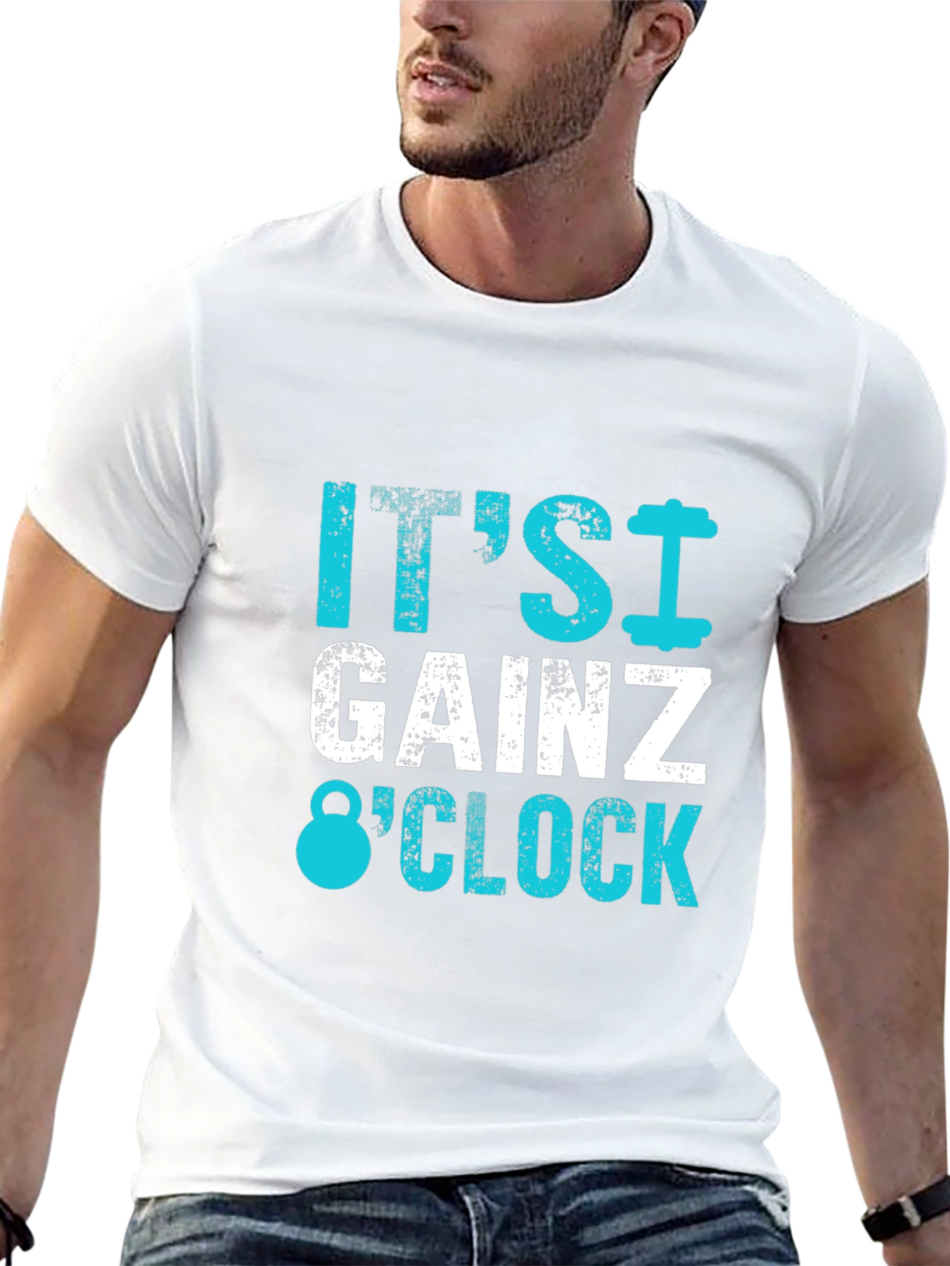 Its Gainz OClock Gym Workout T-Shirt
