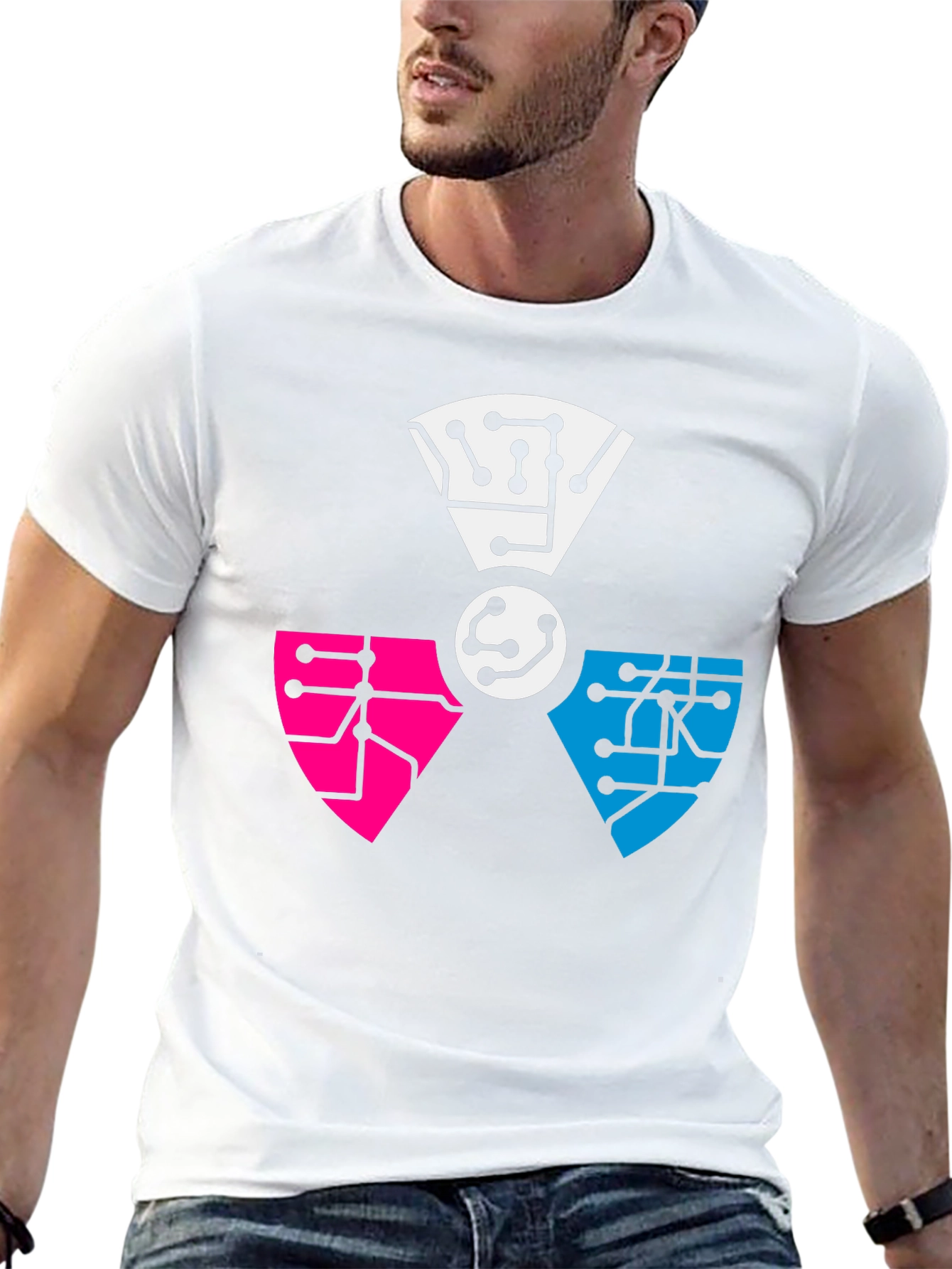 Circuit Board Radiation Symbol T-Shirt