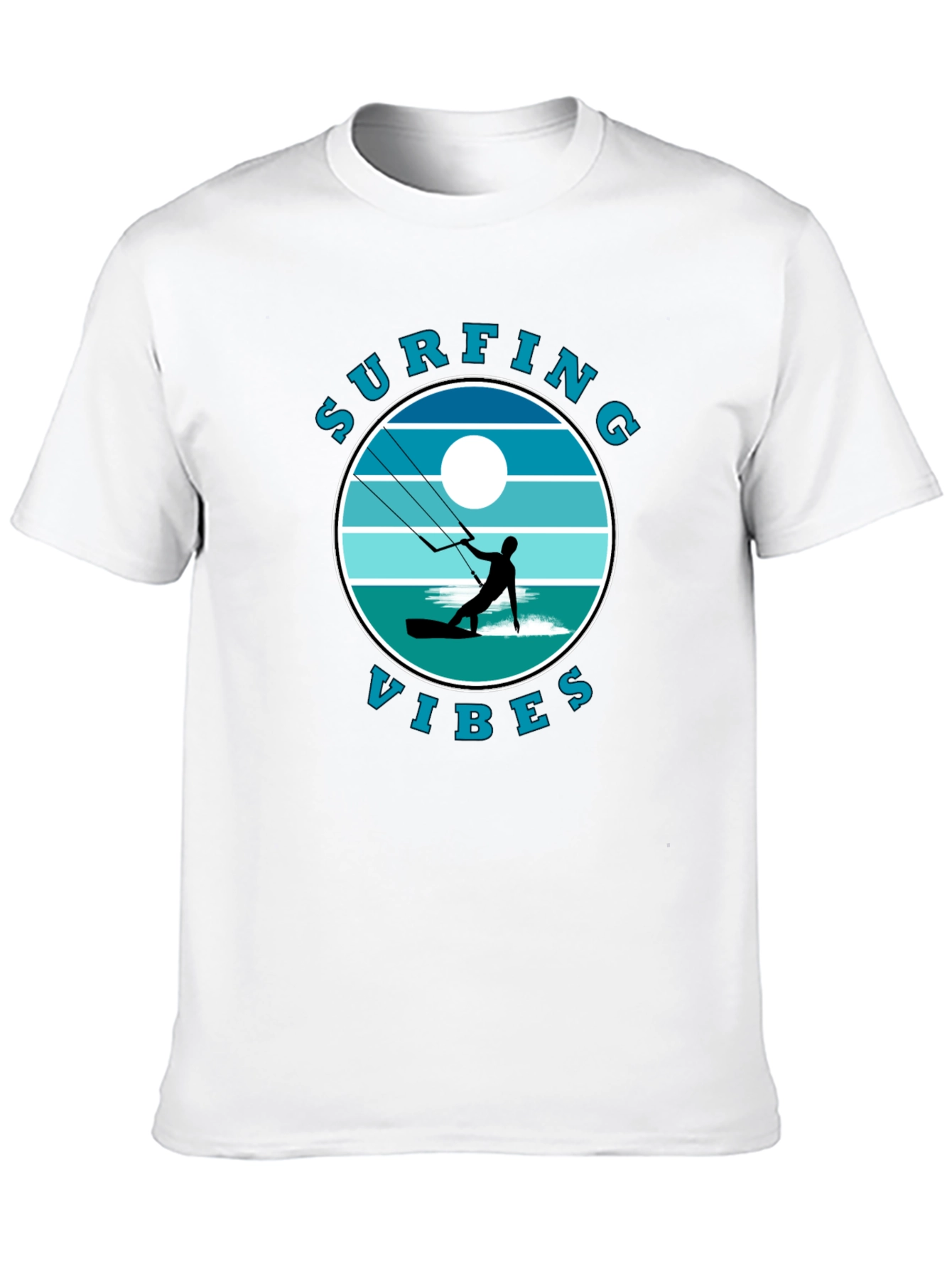 Surfing Vibes Graphic T-Shirt | Kite Surfer Tee