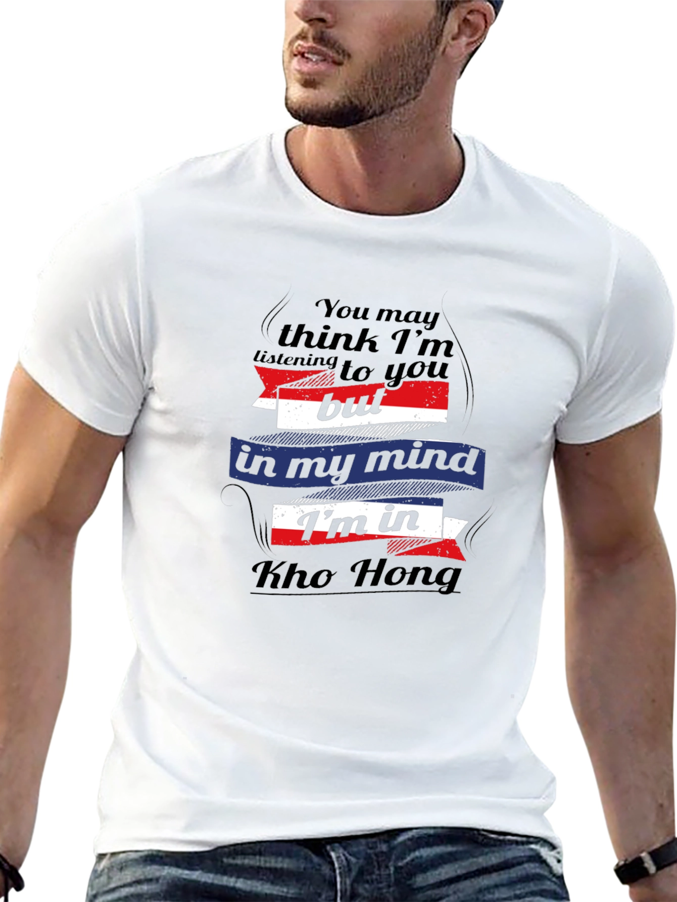 Kho Hong Mind Black Graphic Tee