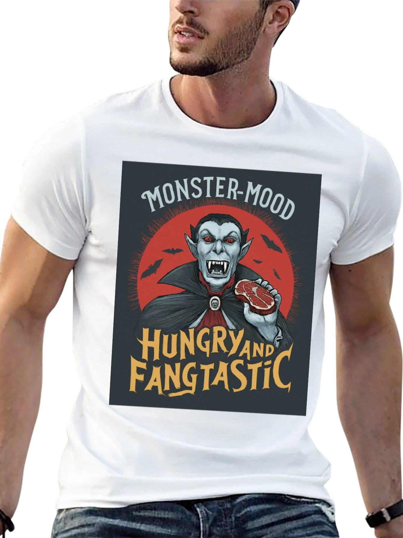 Monster-Mood Vampire Graphic Tee