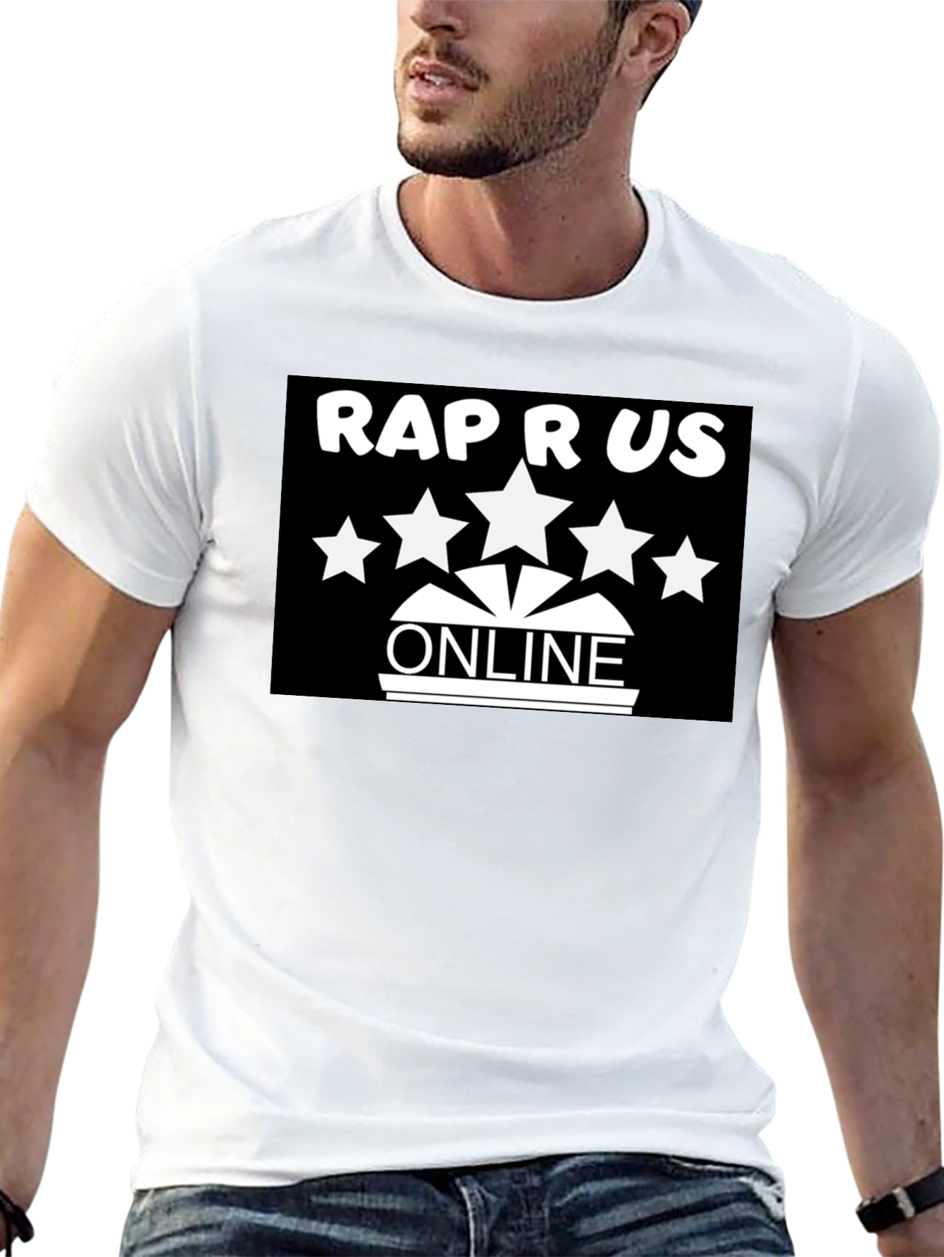 Rap R US Online Black T-Shirt