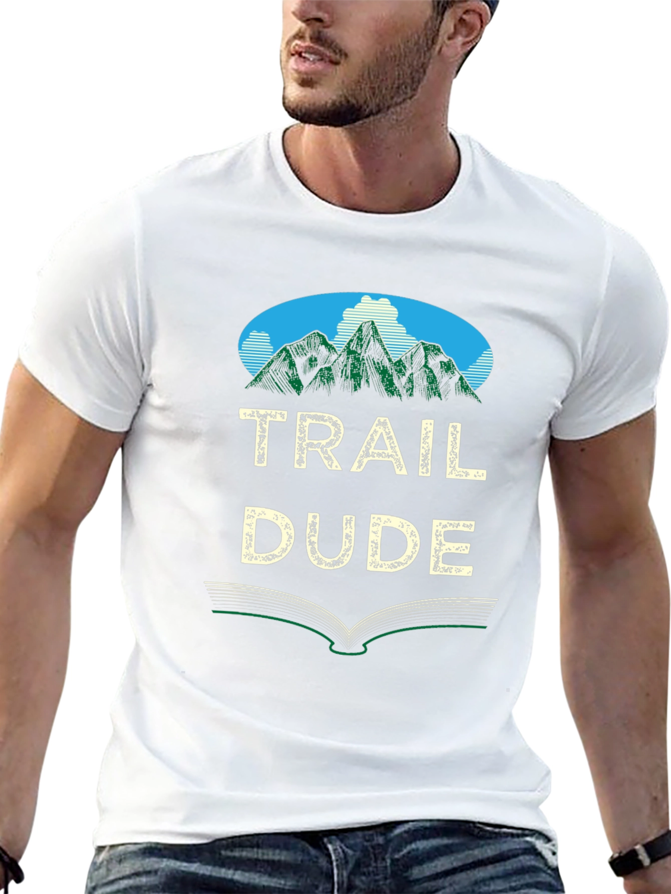 Trail Dude Graphic Tee - Mountain Adventure