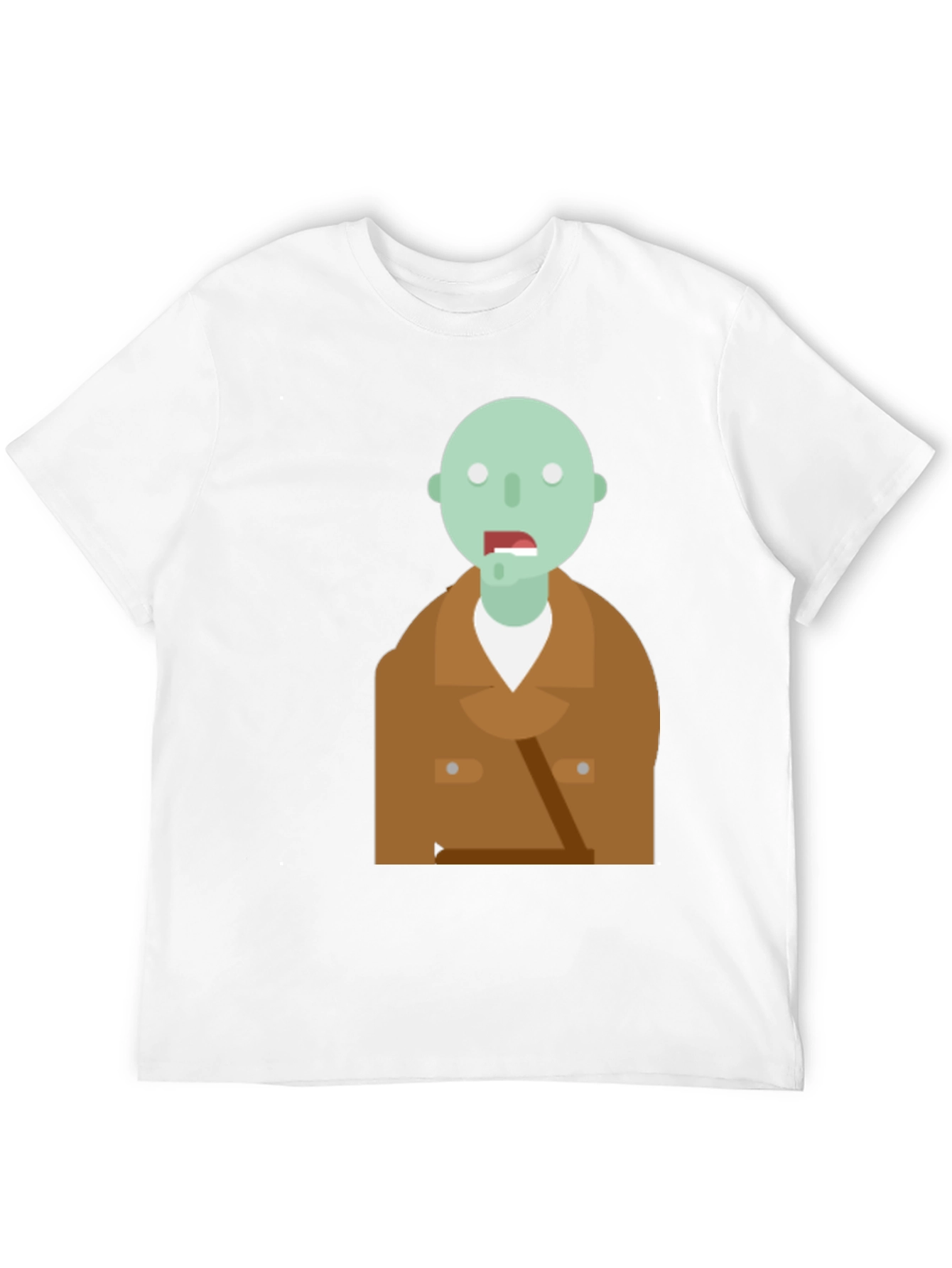 Zombie Graphic T-Shirt - Casual Mens Tee