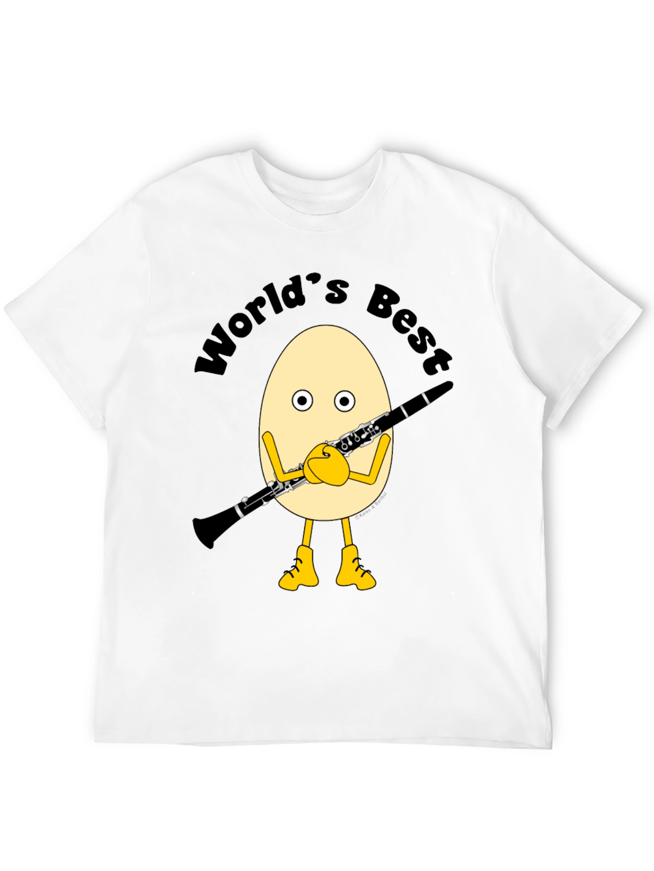 Worlds Best Clarinetist Egg T-Shirt
