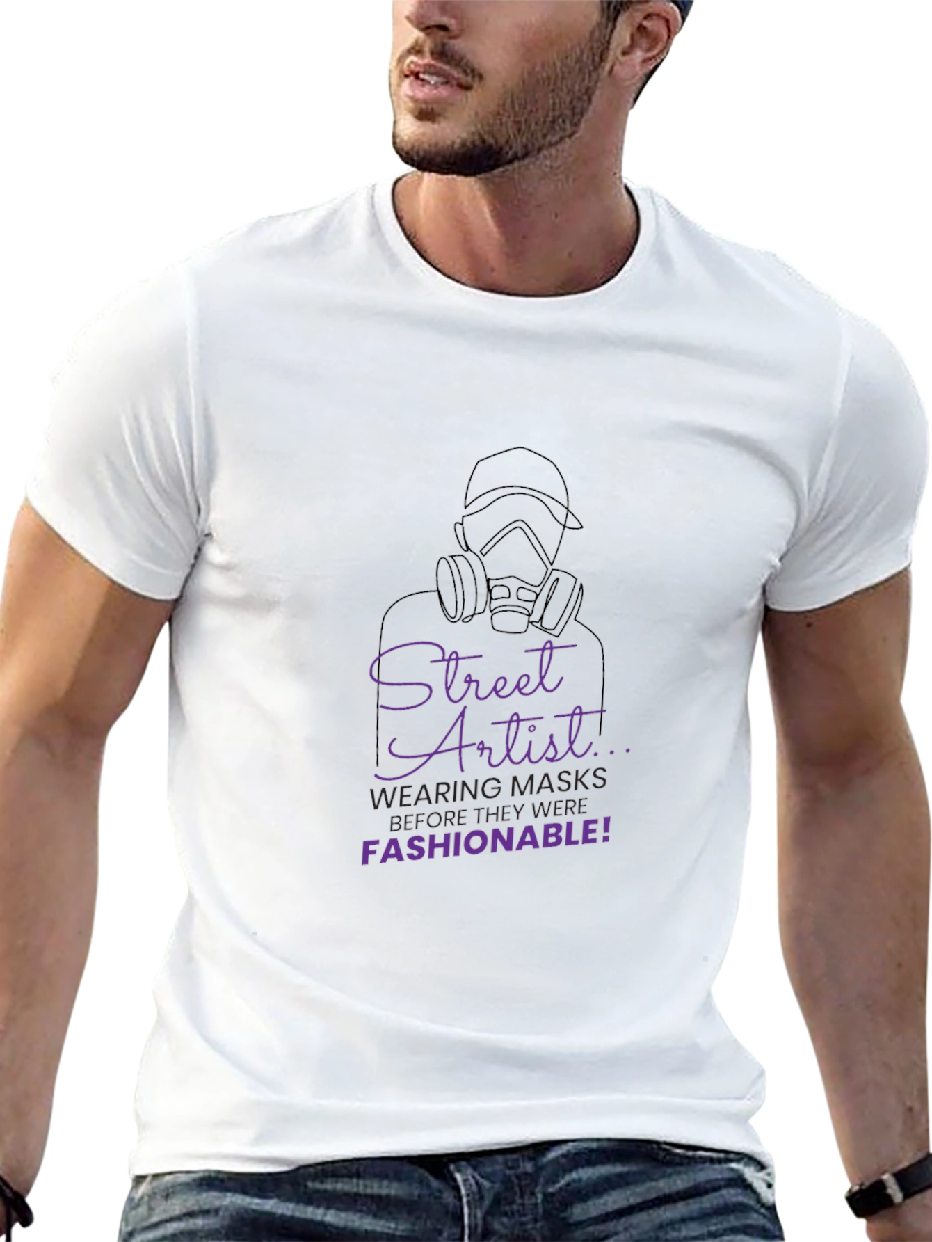 Street Artist Graphic Tee - Fashionable & Unique