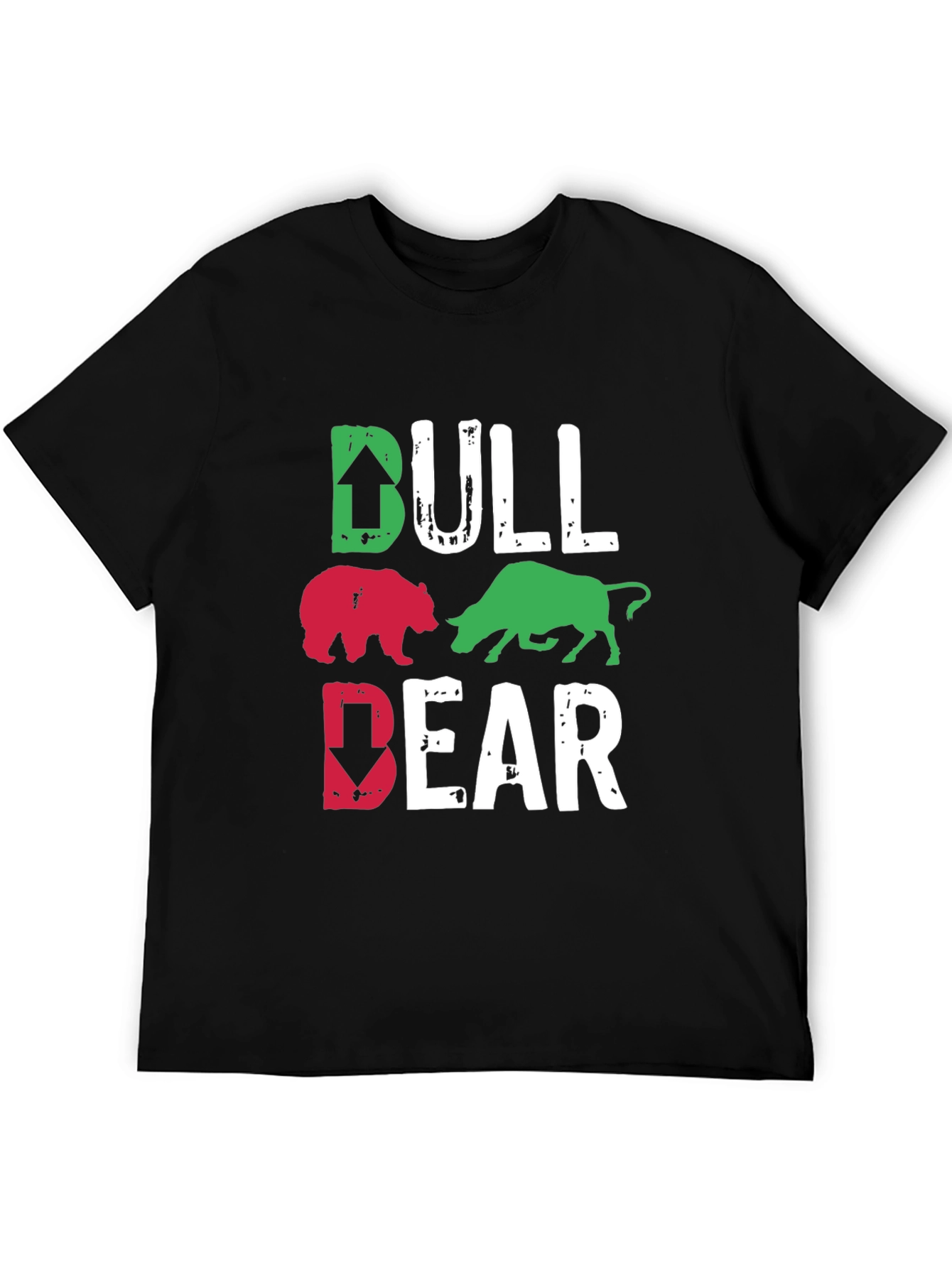 Bull and Bear Market Graphic T-Shirt