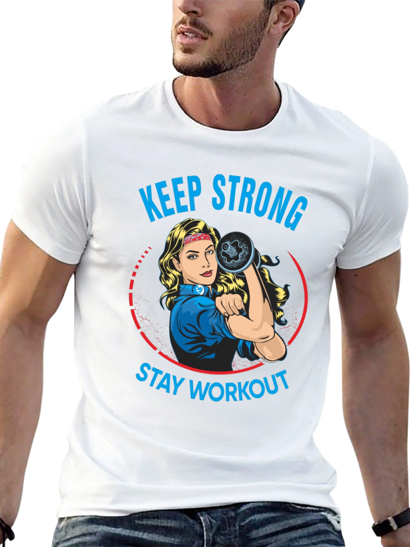 Keep Strong Stay Workout T-Shirt