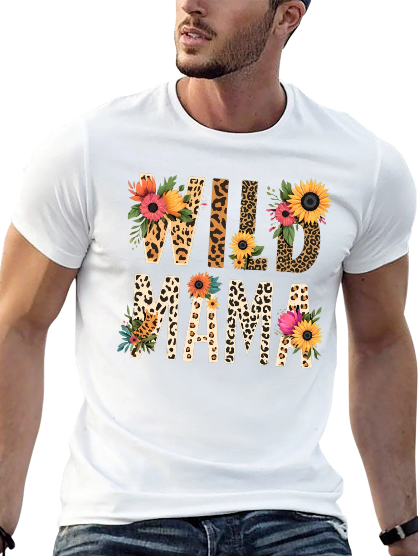 Wild Mama Leopard Print T-Shirt