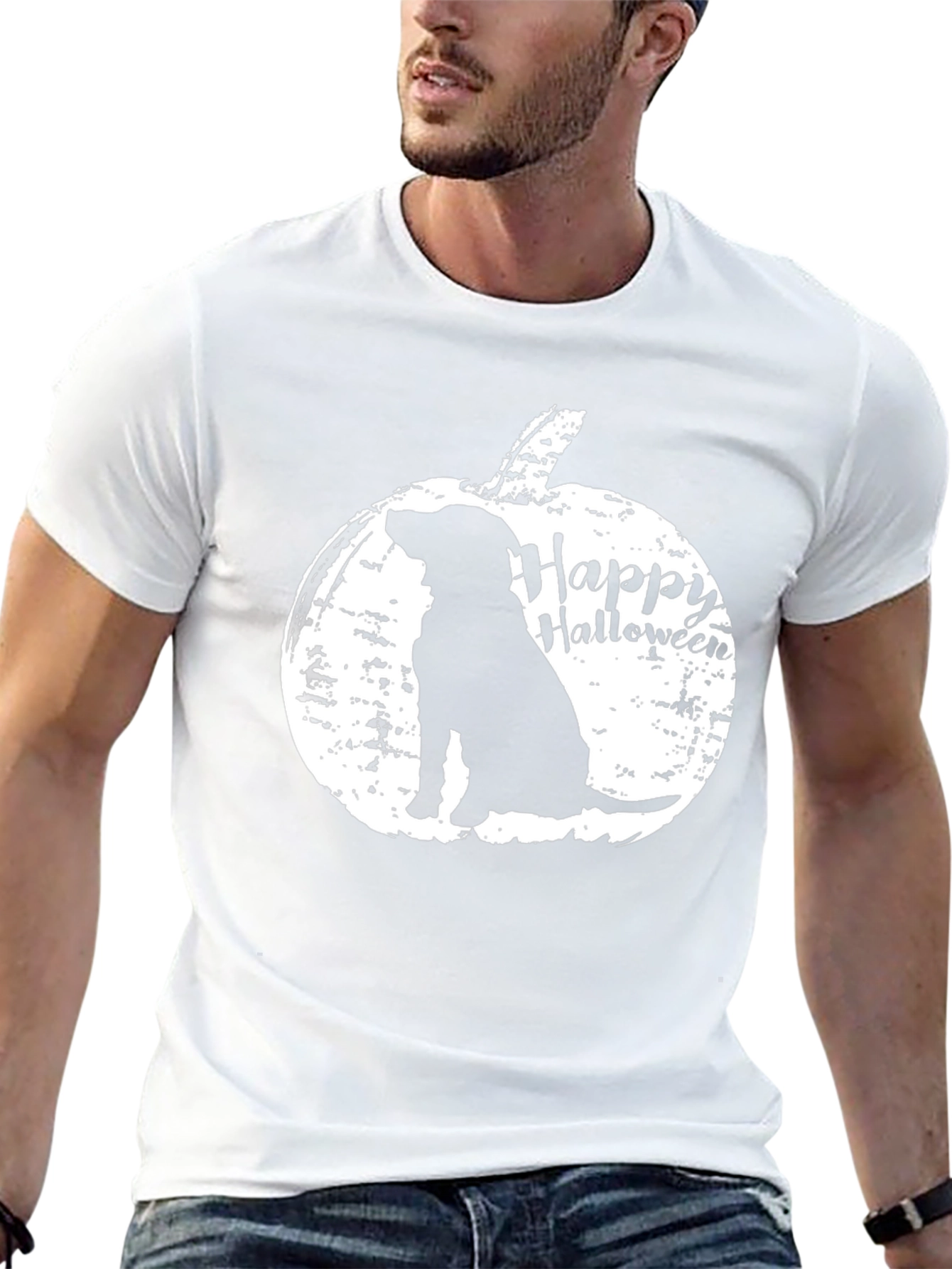 Happy Halloween Dog Pumpkin T-Shirt