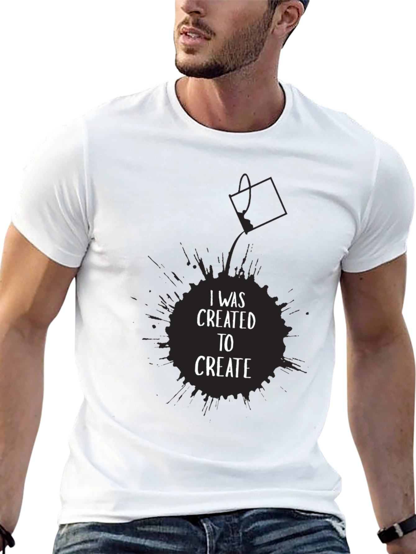 I Was Created to Create Graphic T-Shirt
