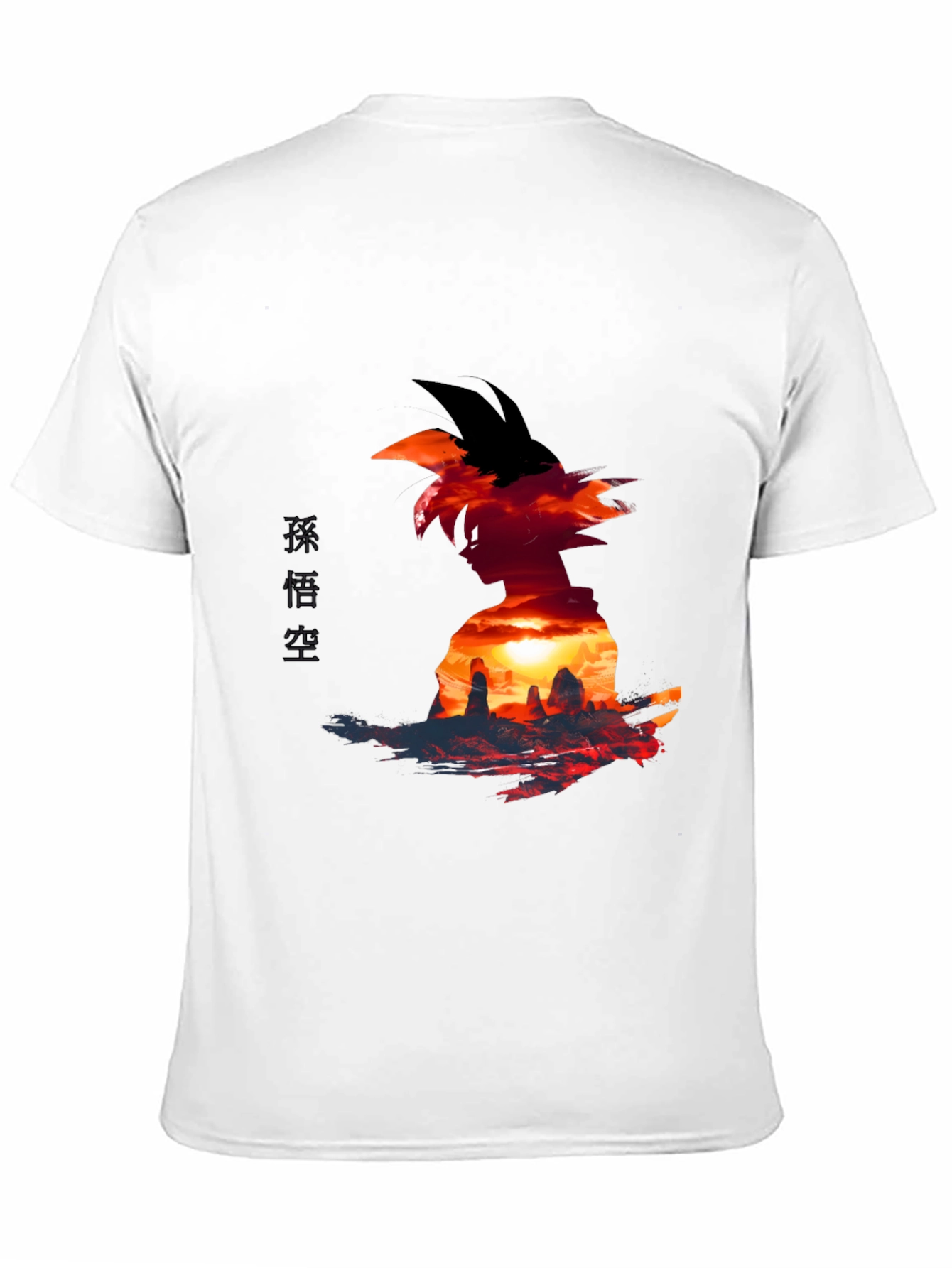 Goku Silhouette T-Shirt - Anime DBZ Graphic Tee