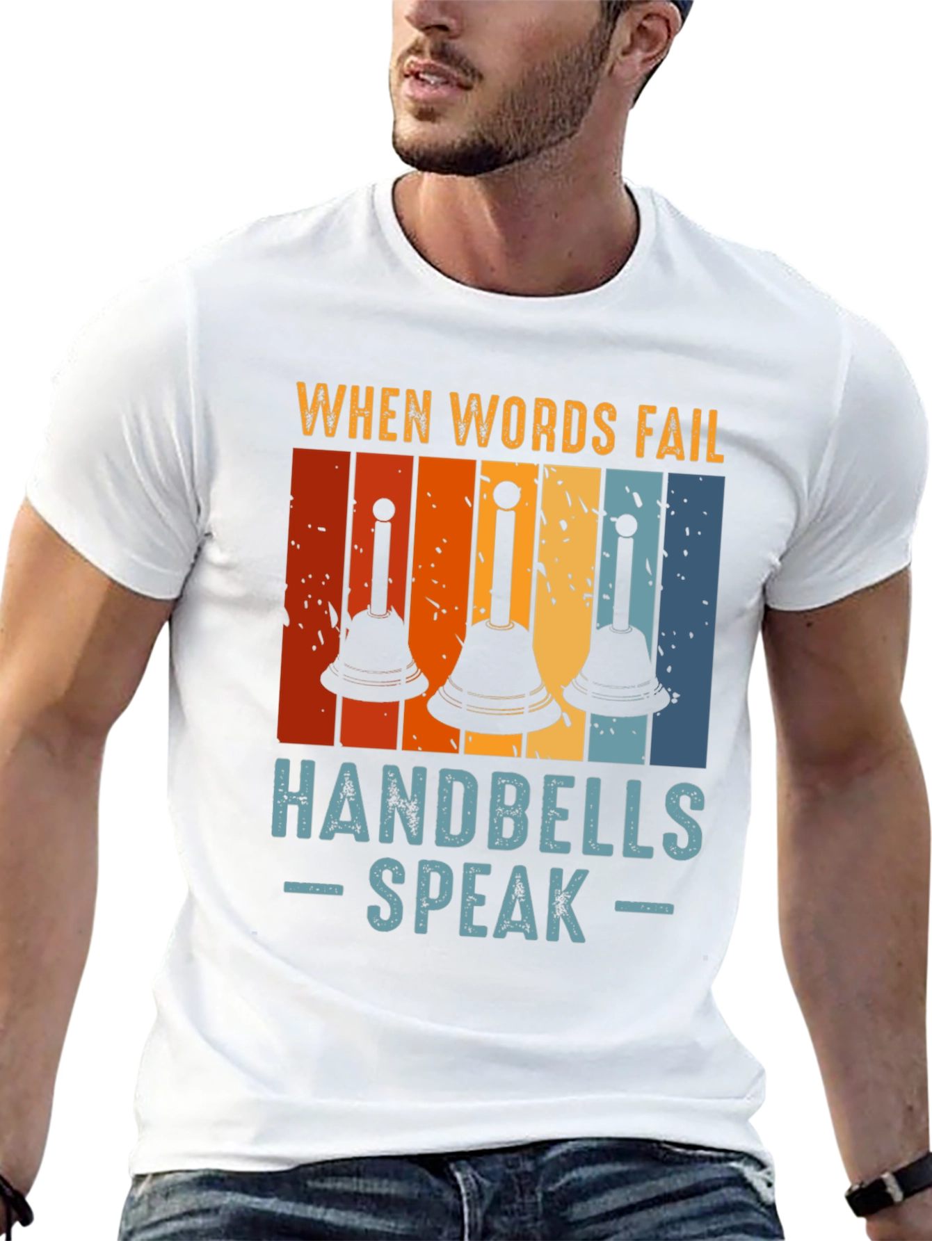 Handbells Speak T-Shirt - Musical Gift Tee