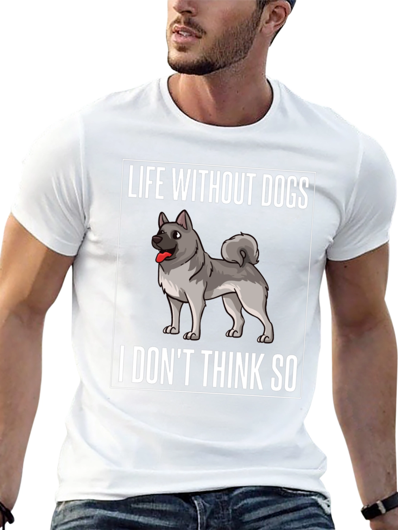 Life Without Dogs Funny Graphic Tee