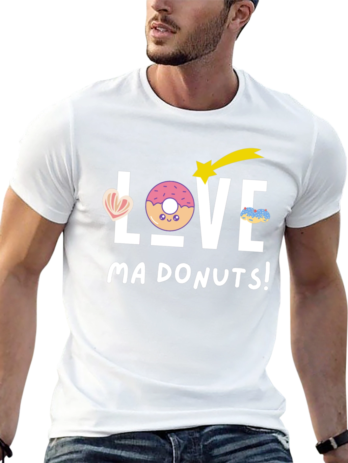 Love Ma Donuts! Black T-Shirt