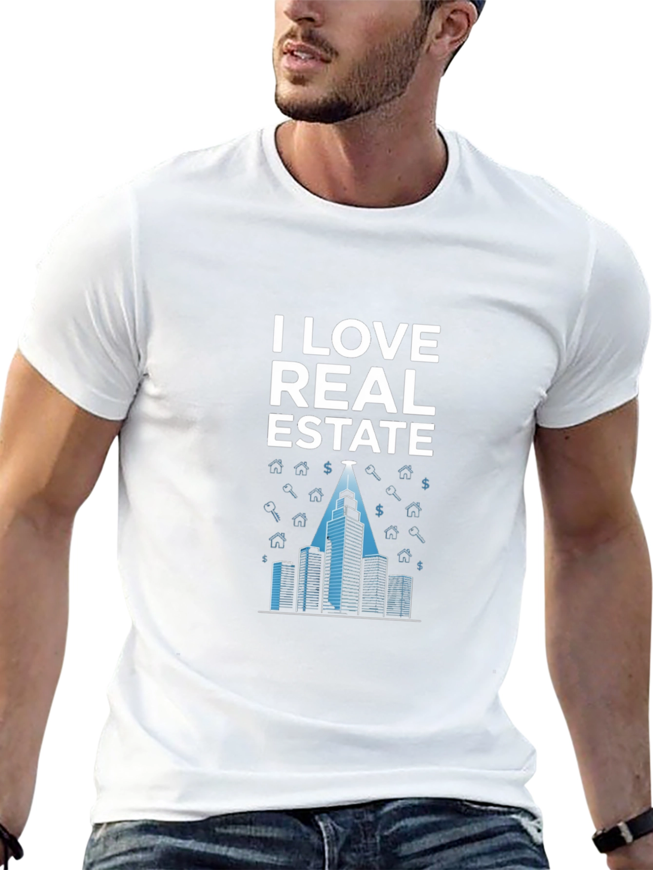 I Love Real Estate T-Shirt - Modern Building Design
