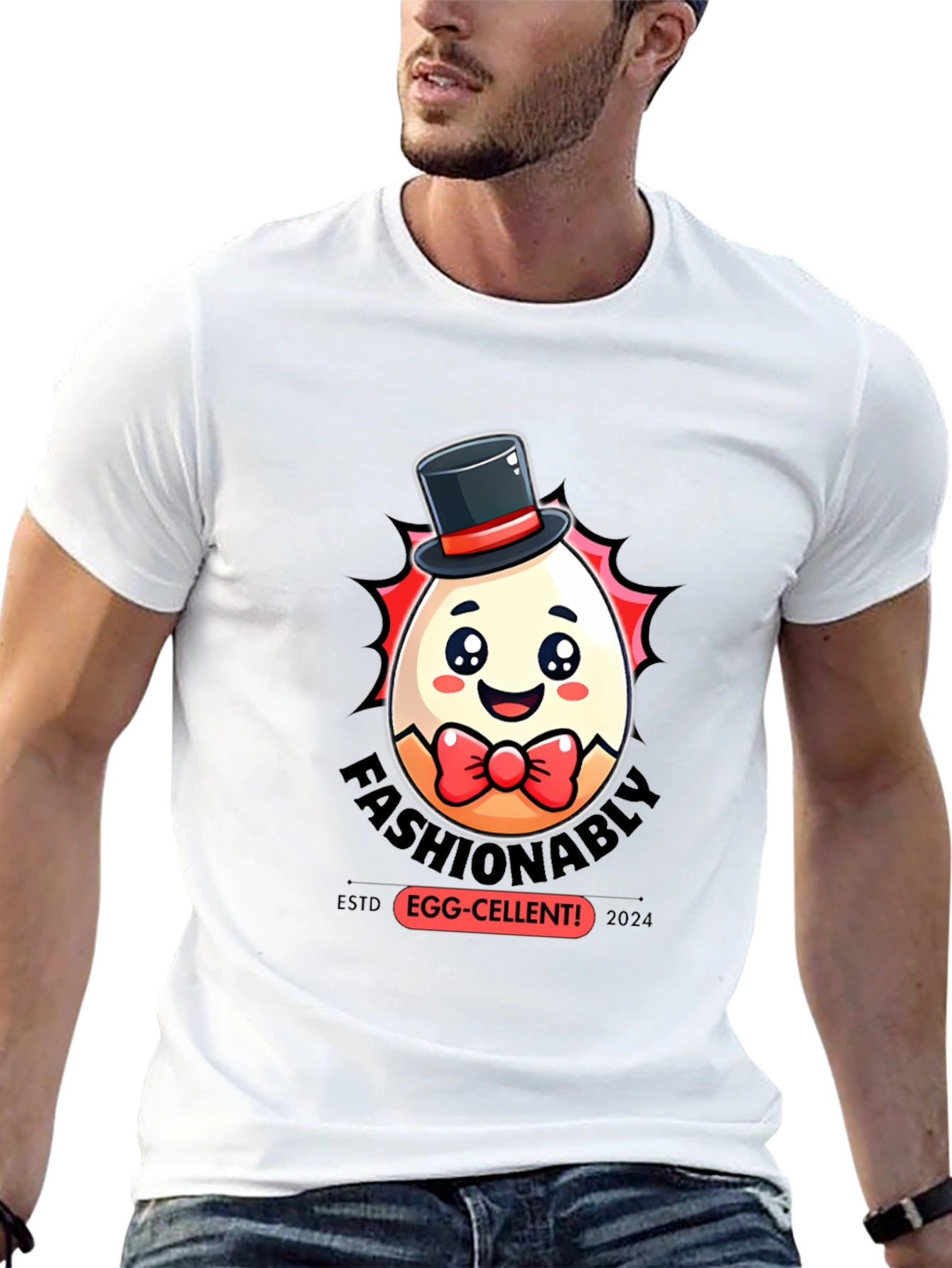 Fashionably Egg-cellent Graphic Tee