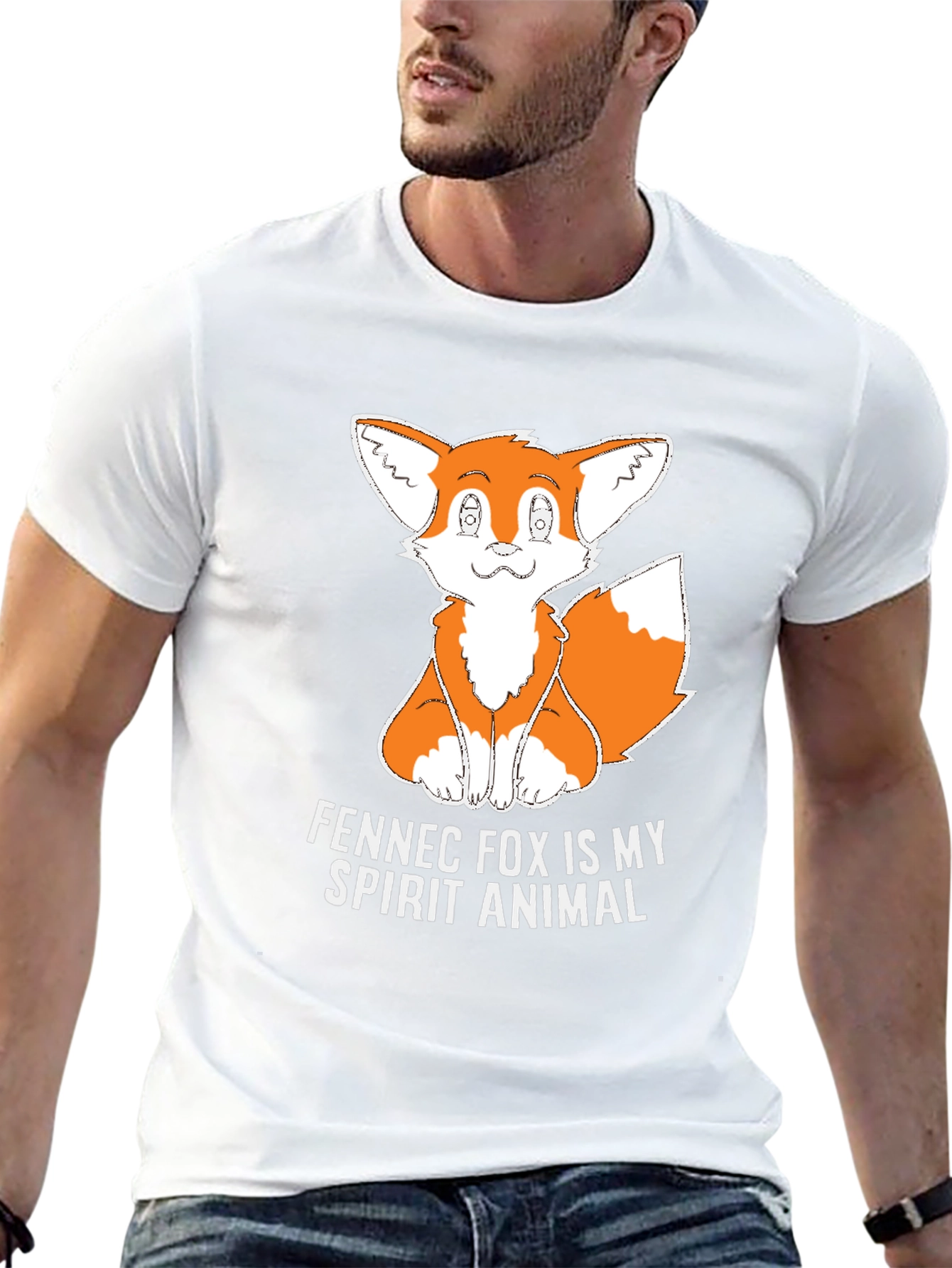 Fennec Fox Spirit Animal Graphic T-Shirt