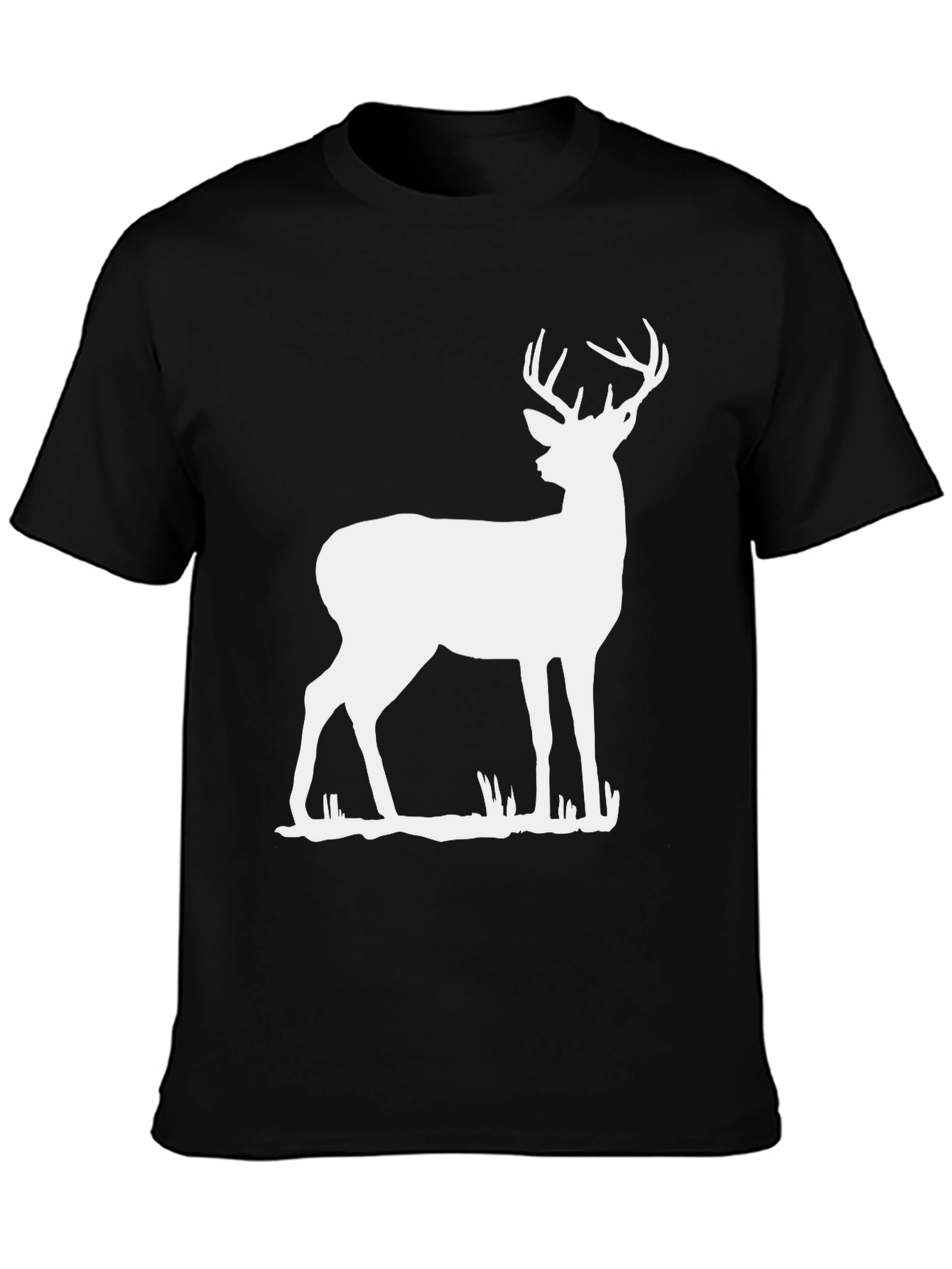 Deer Graphic Tee - Black T-Shirt
