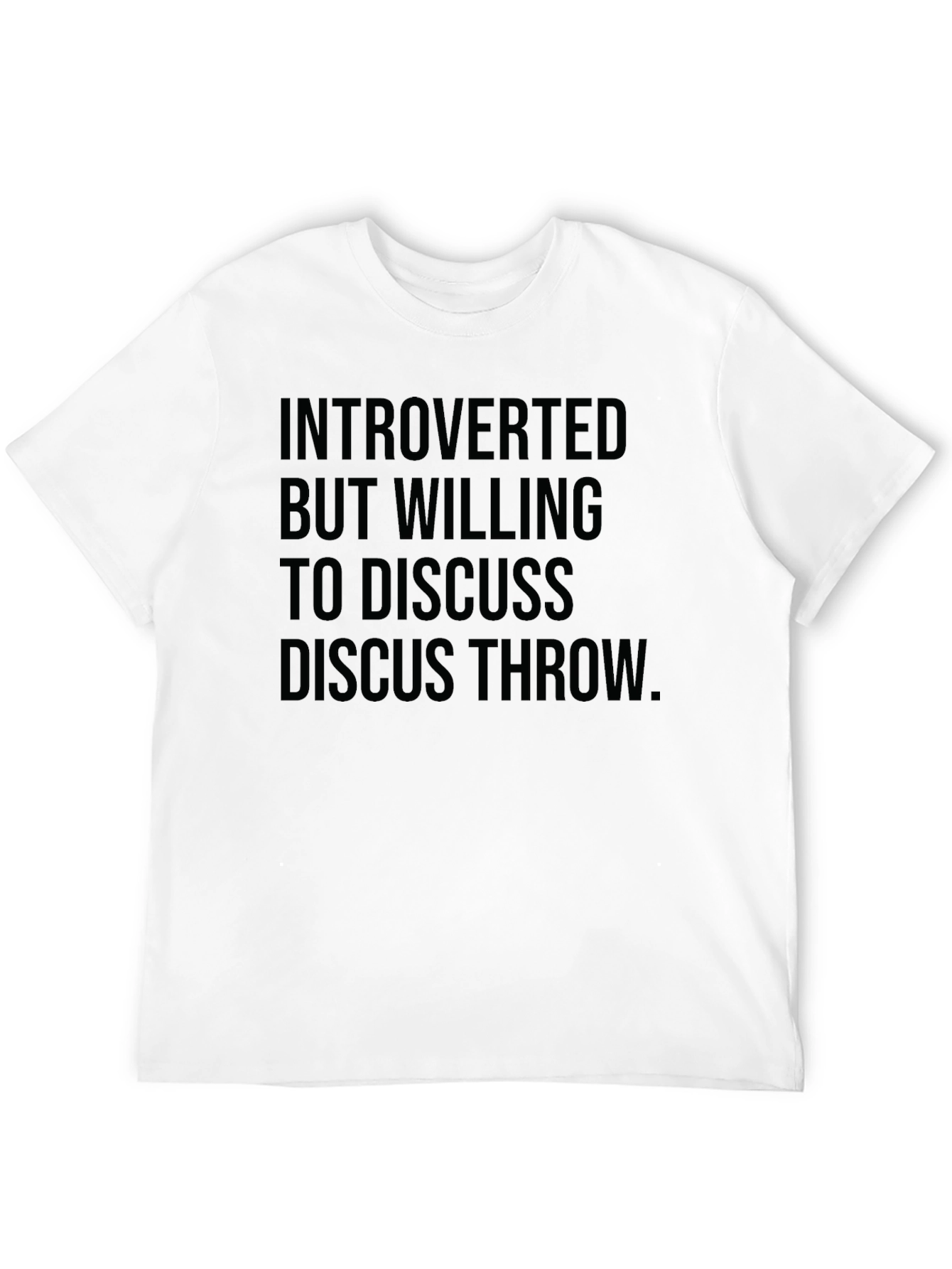 Introverted Discus Throw Tee - Black