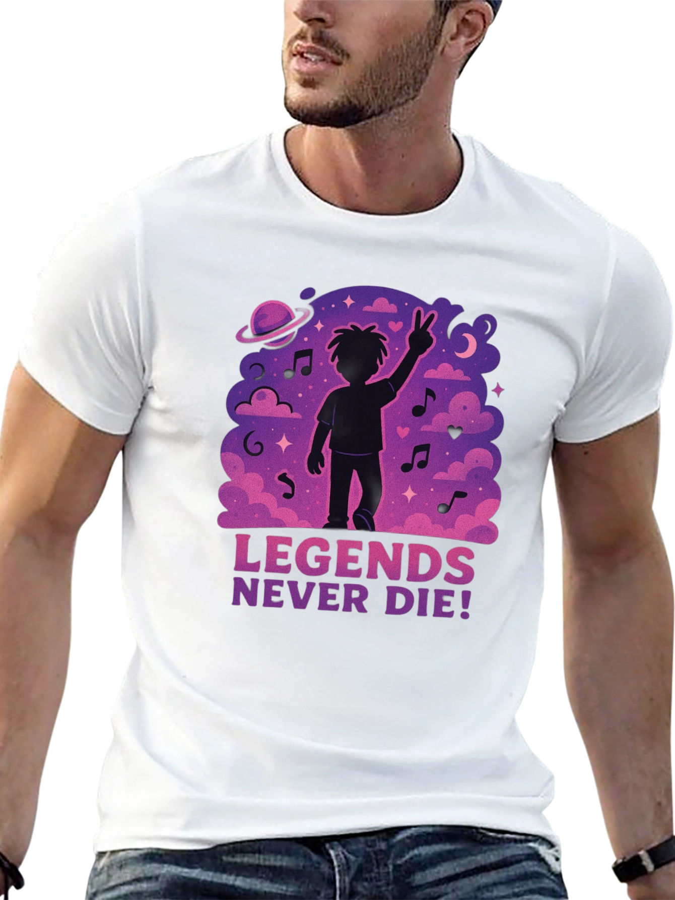 Legends Never Die Graphic T-Shirt