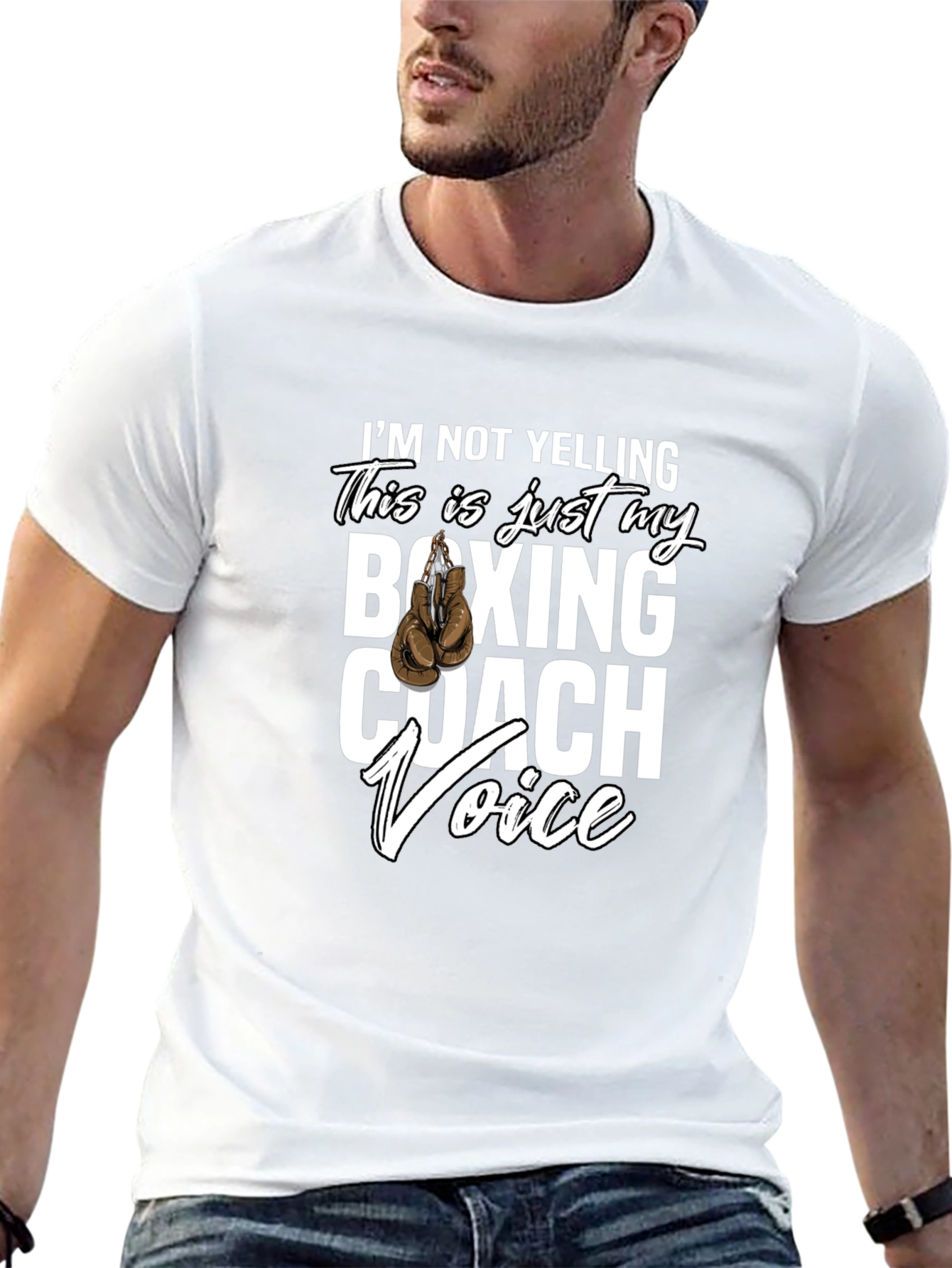 Boxing Coach Voice T-Shirt Funny Gift