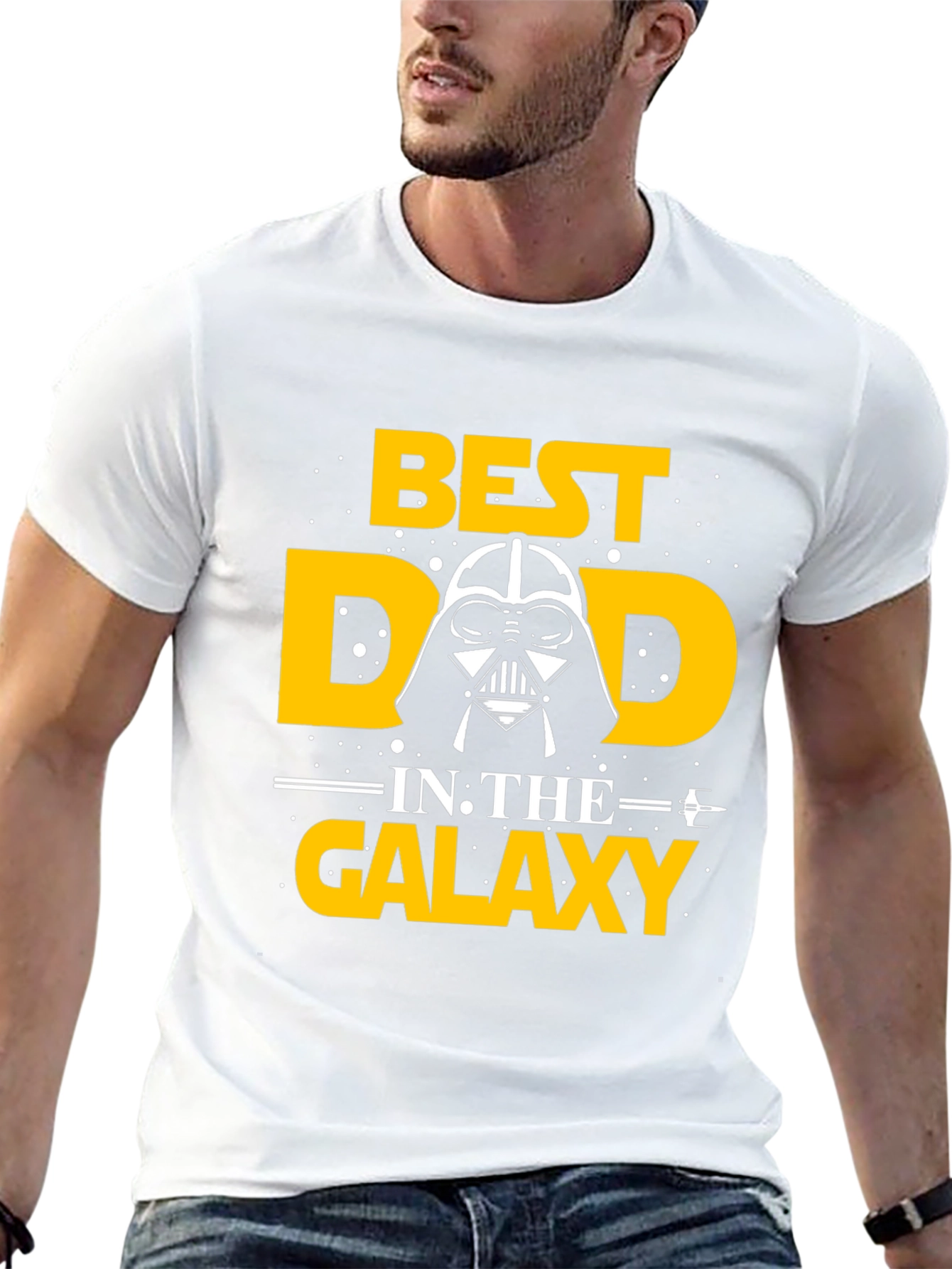 Best Dad in the Galaxy Graphic Tee