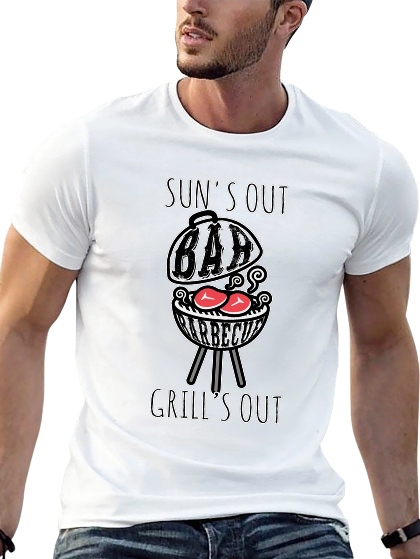 Suns Out Grills Out BBQ T-Shirt