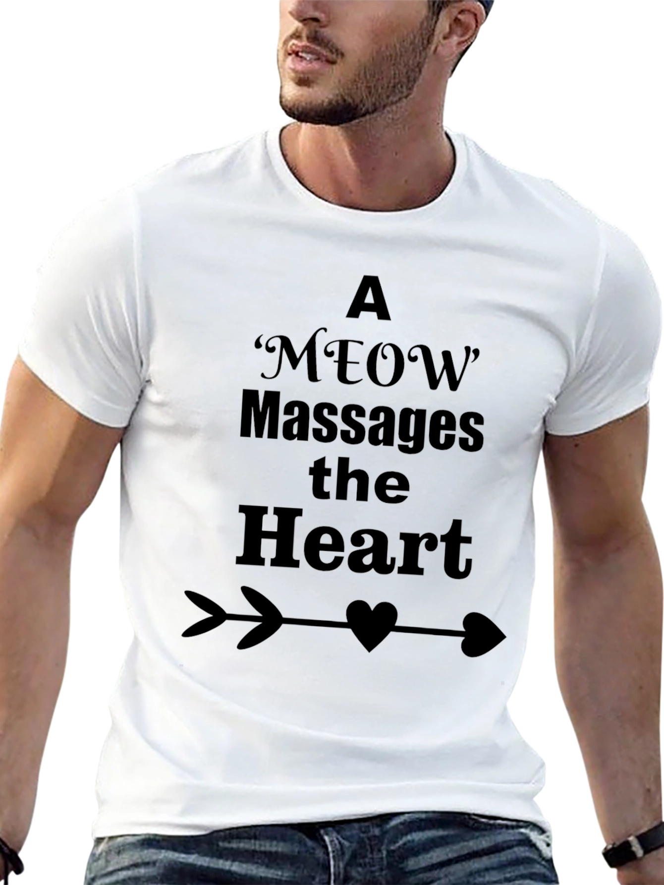 A Meow Massages the Heart T-Shirt