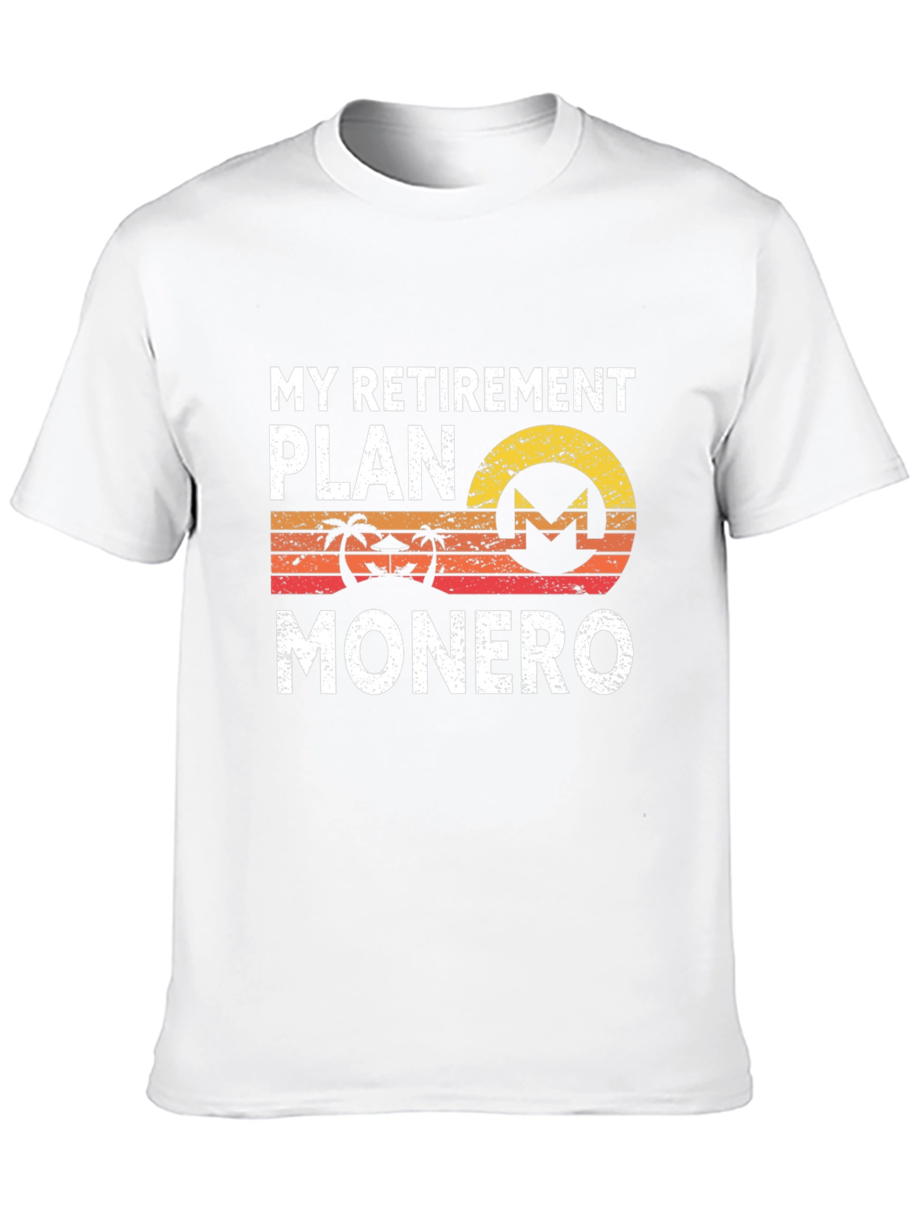 Monero Crypto Retirement Plan T-Shirt