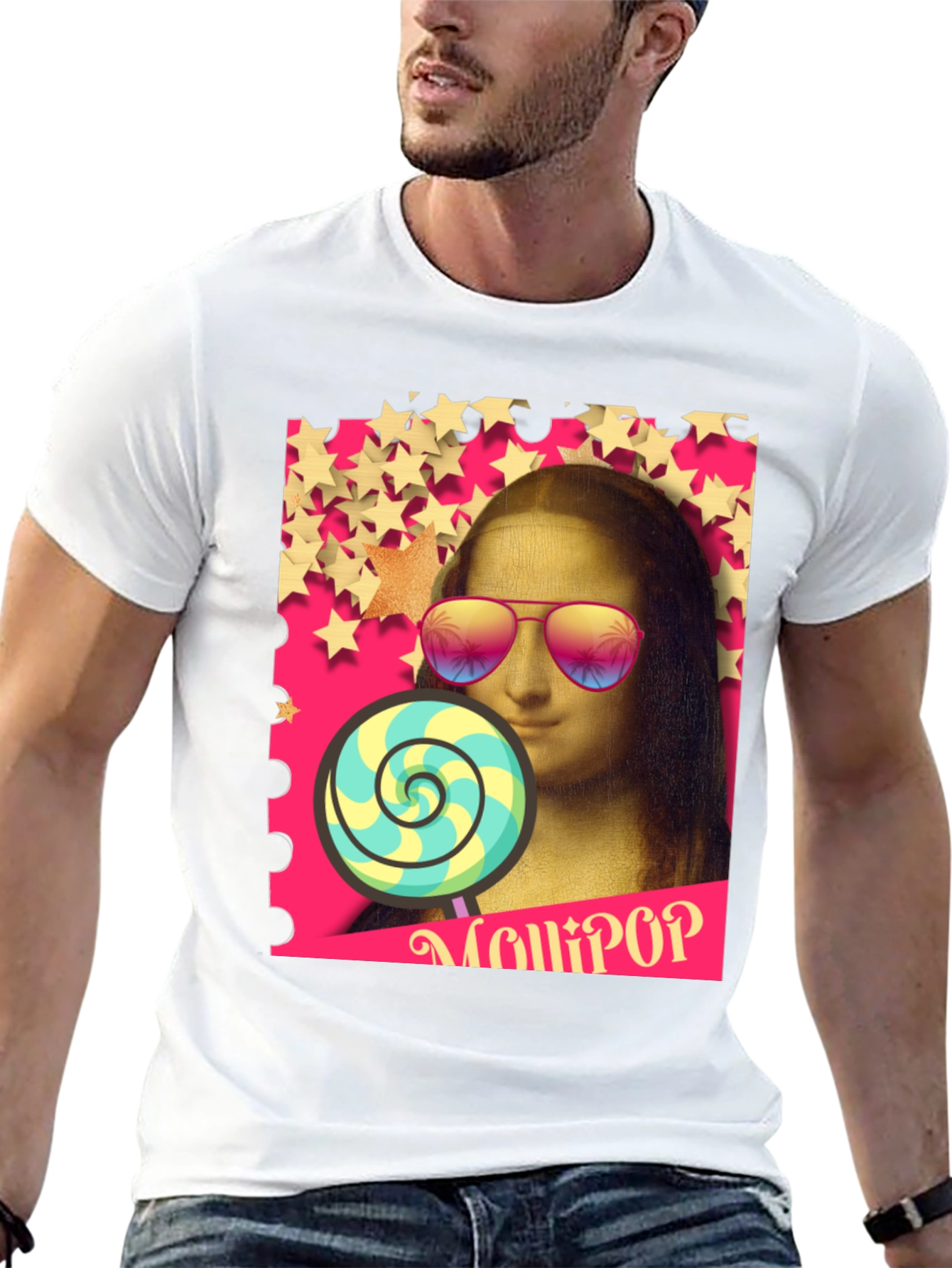 Mona Lisa Lollipop Graphic Tee
