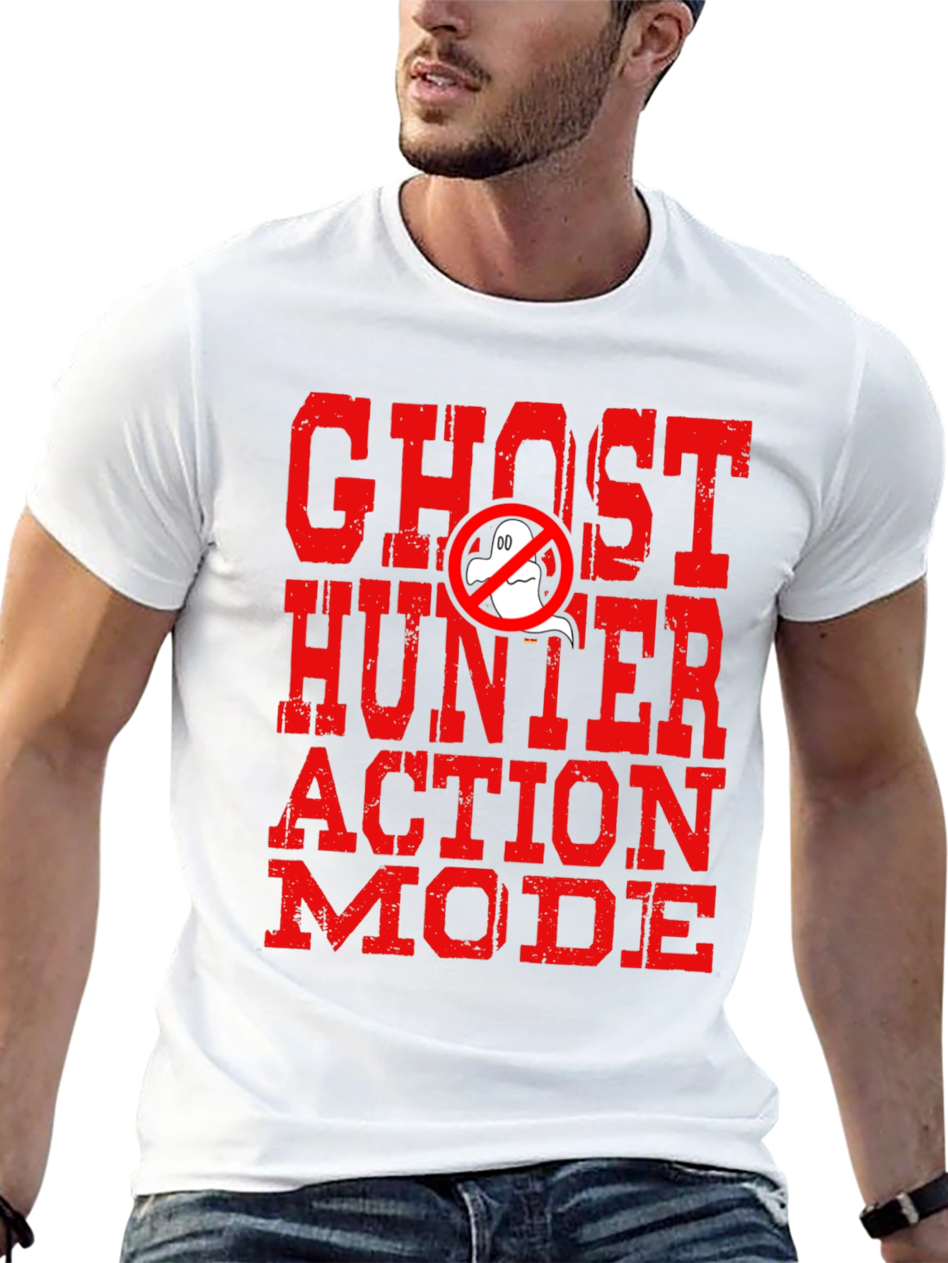Ghost Hunter Mode Tee - Classic Graphic Print