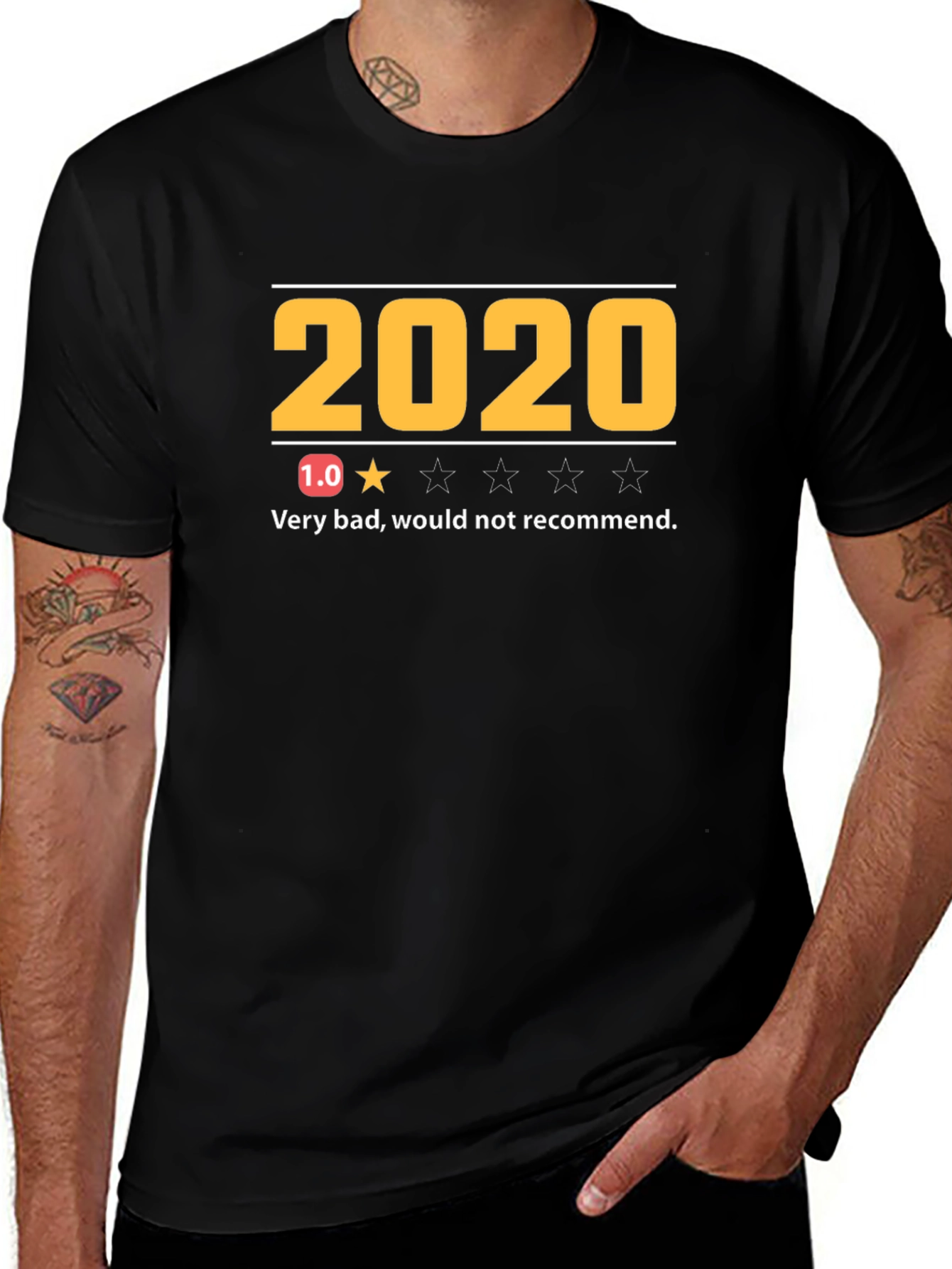 2020 Review T-Shirt - One Star Would Not Recommend