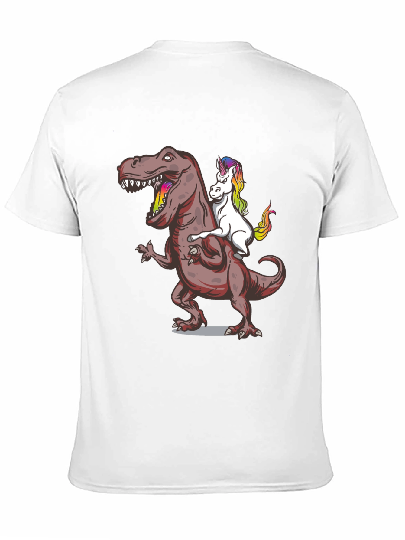 T-Rex Unicorn Rider Graphic Tee