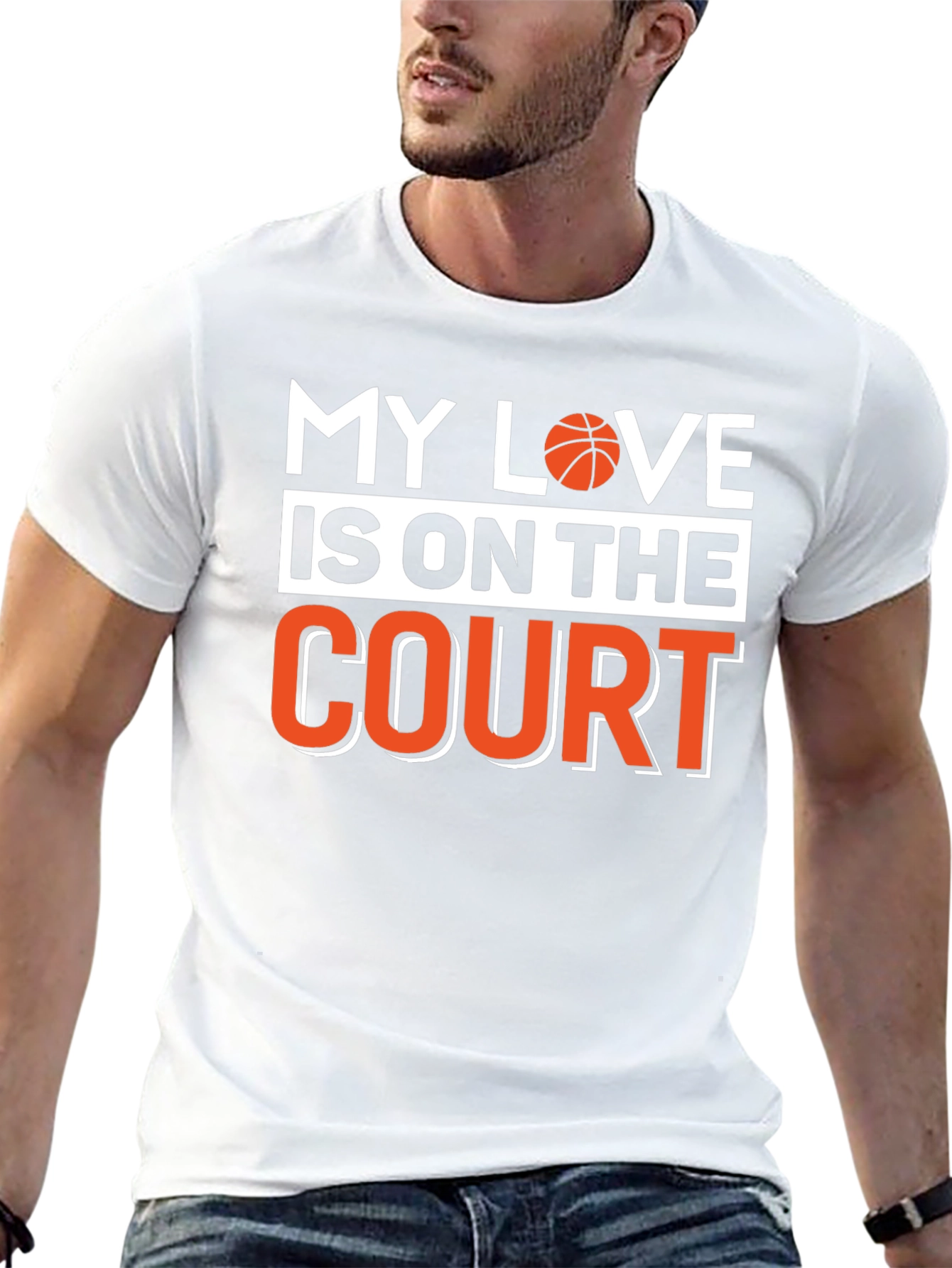 Basketball Lovers Black T-Shirt