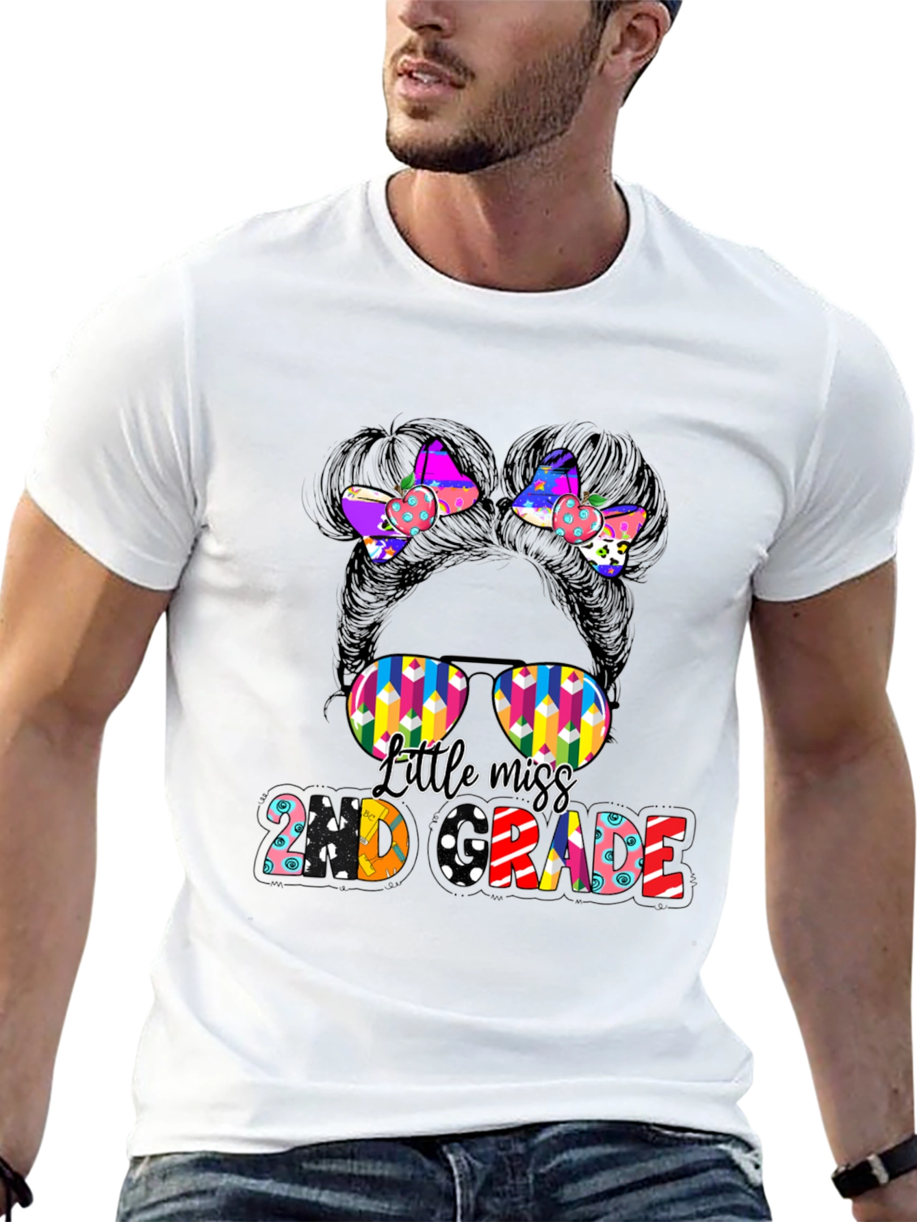 Little Miss 2nd Grade Teacher T-Shirt