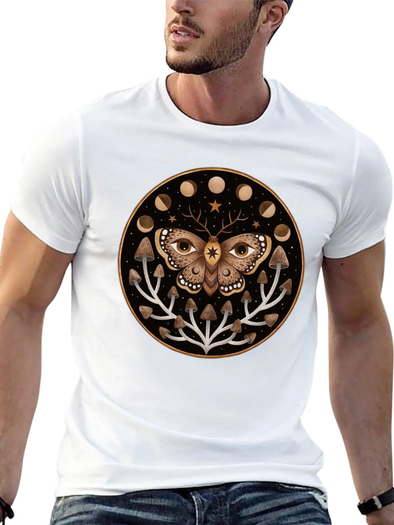 Mystic Moth Mushroom T-Shirt