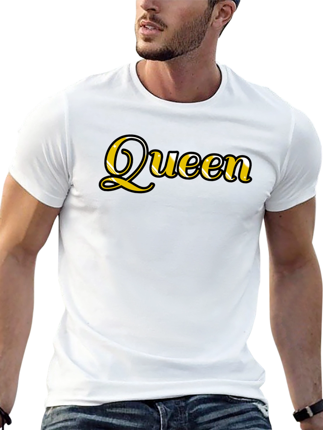 Queen Graphic Tee - Black Casual T-Shirt