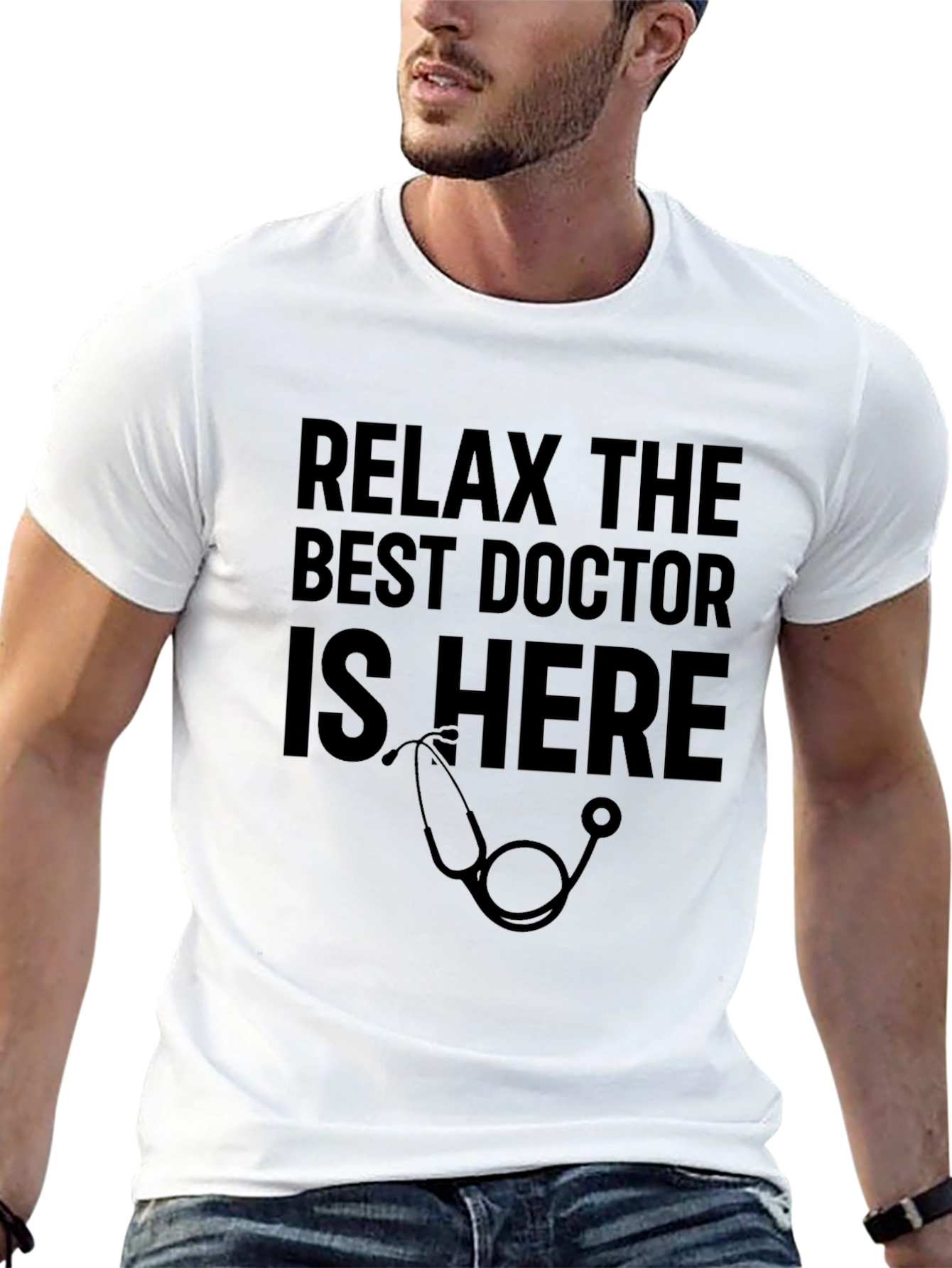Relax The Best Doctor Is Here Graphic Tee