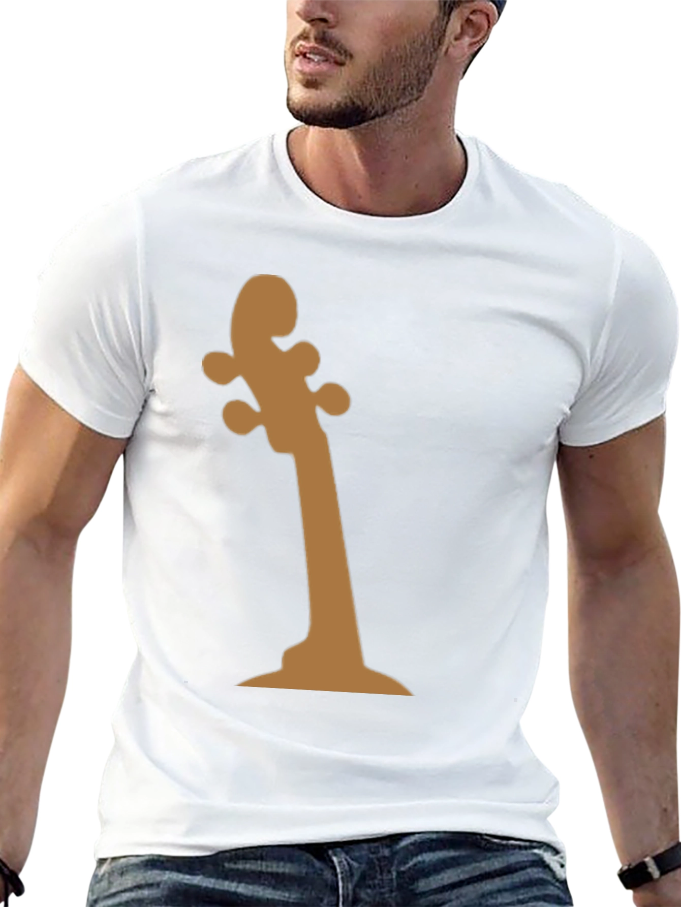 Violin Headstock Graphic Tee - Musician Style