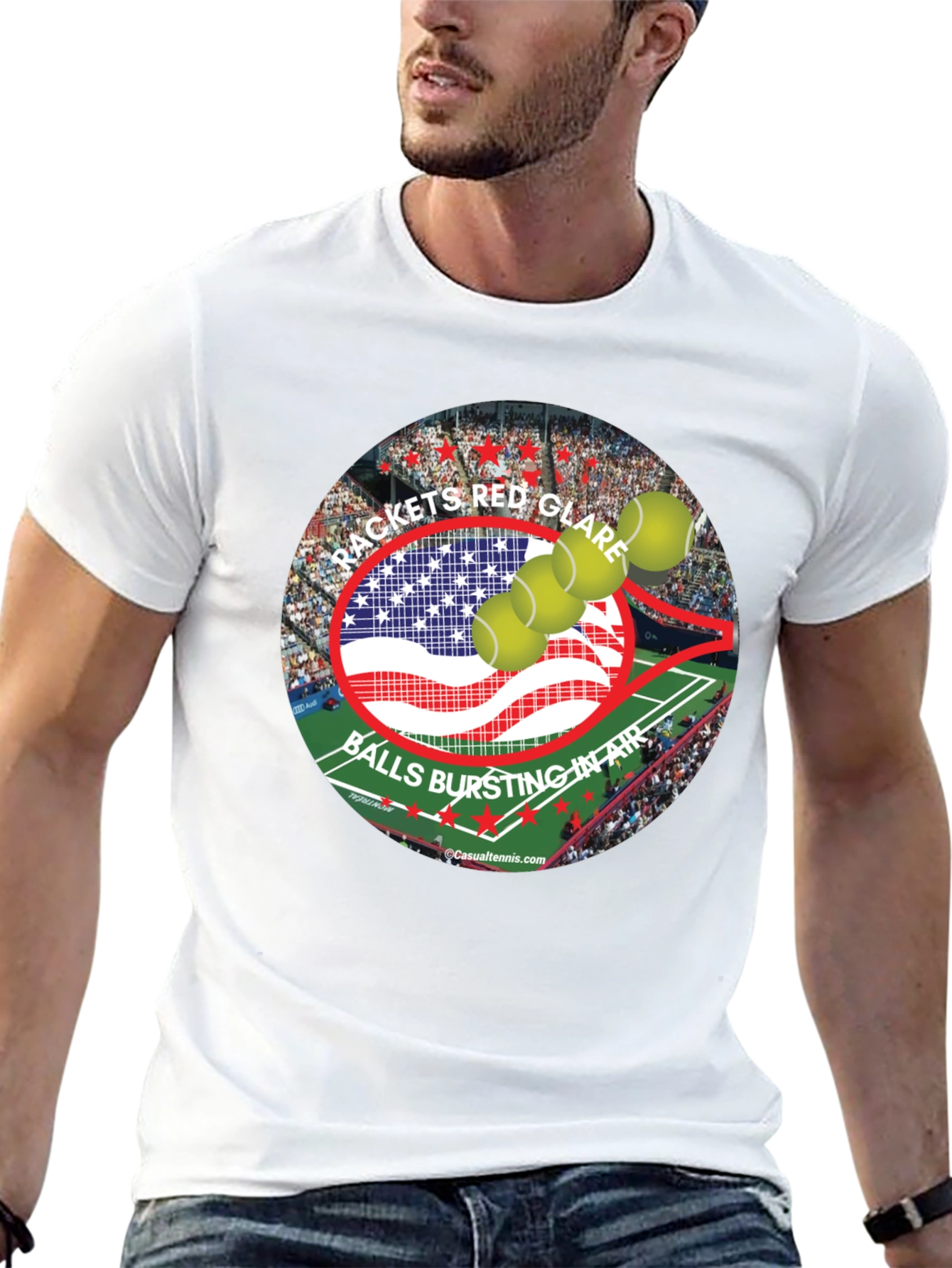 Tennis Patriotic T-Shirt
