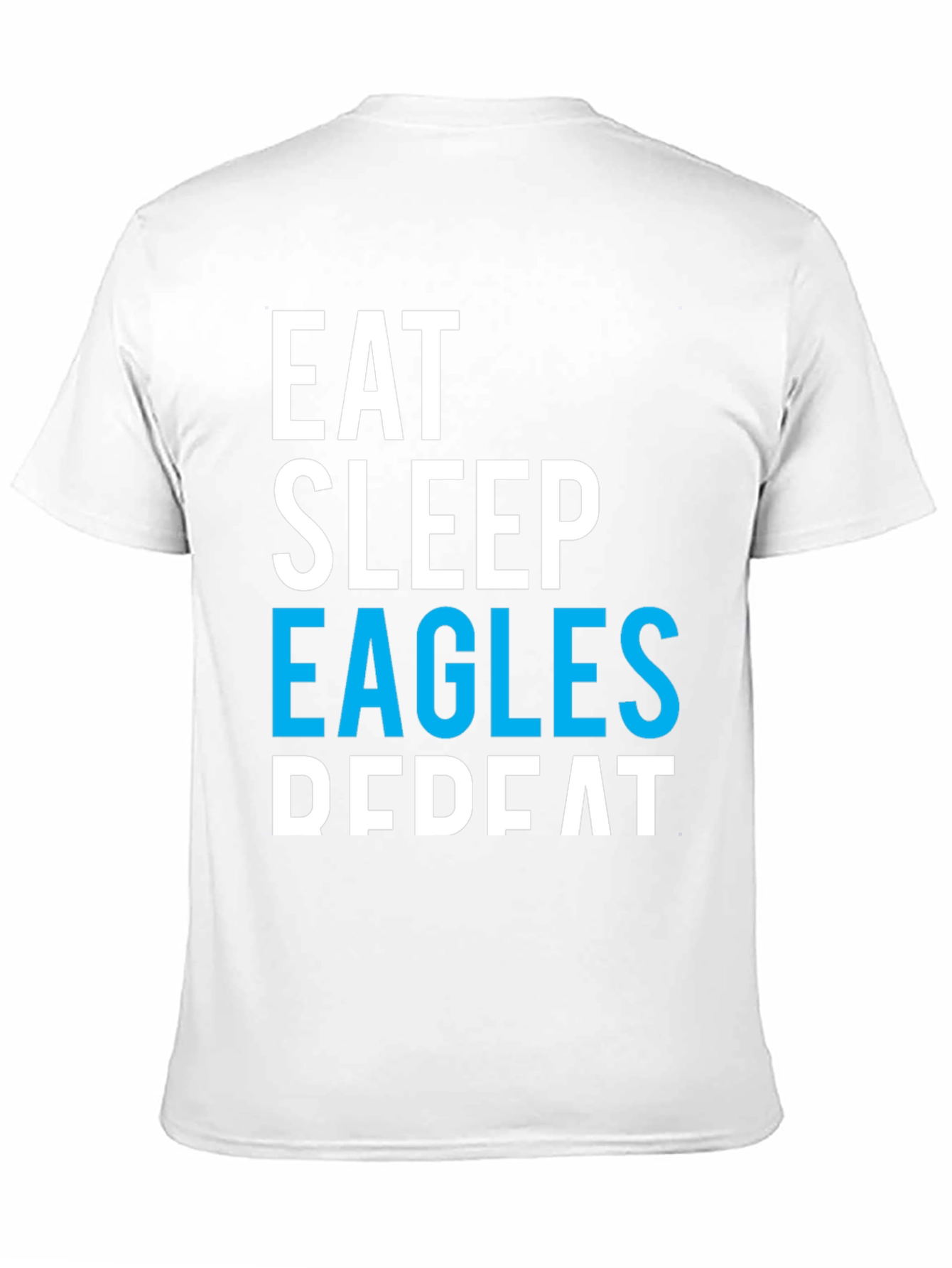 Eat Sleep Eagles Repeat T-Shirt - Fan Apparel