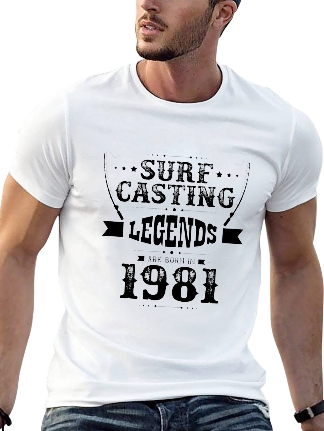 Surf Casting Legends Born in 1981 T-Shirt