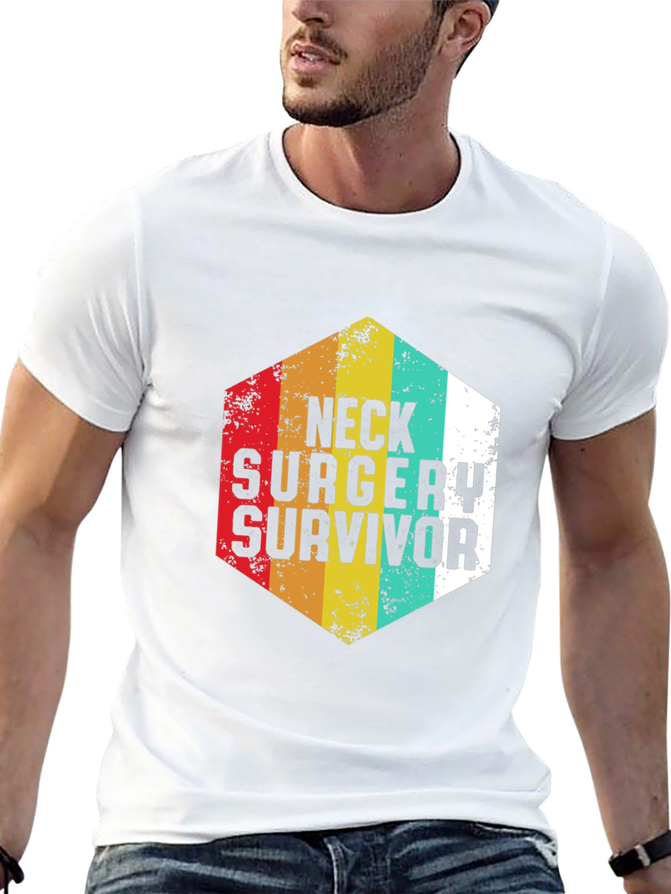 Neck Surgery Survivor Graphic T-Shirt