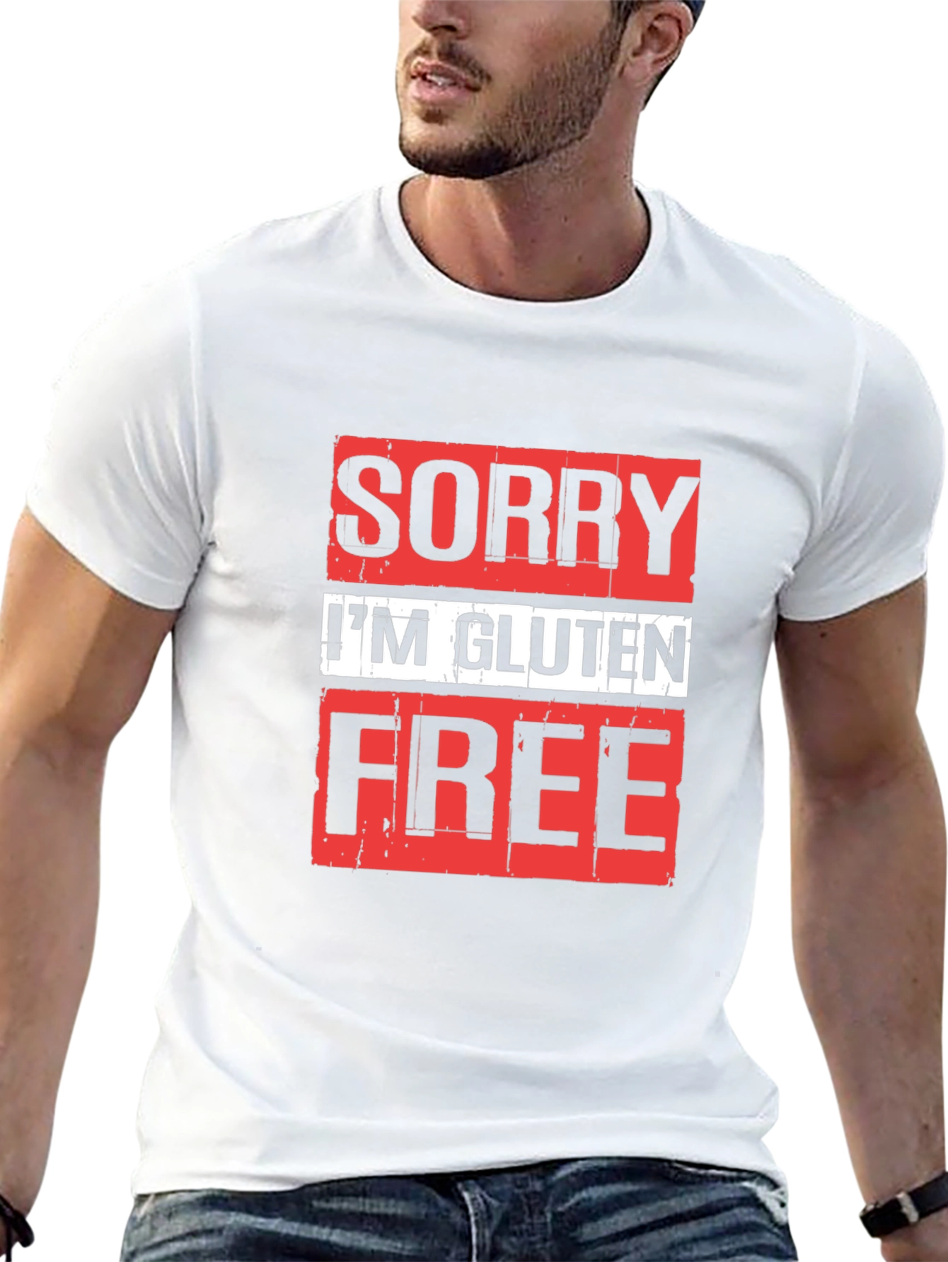 Sorry Im Gluten Free T-Shirt Black