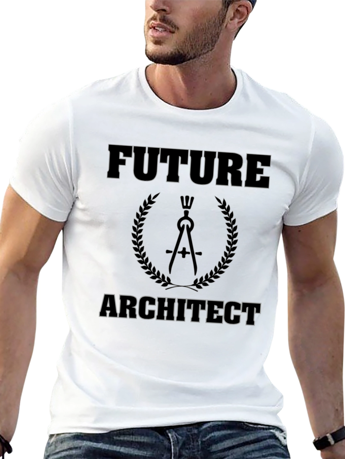 Future Architect T-Shirt - Black Graphic Tee