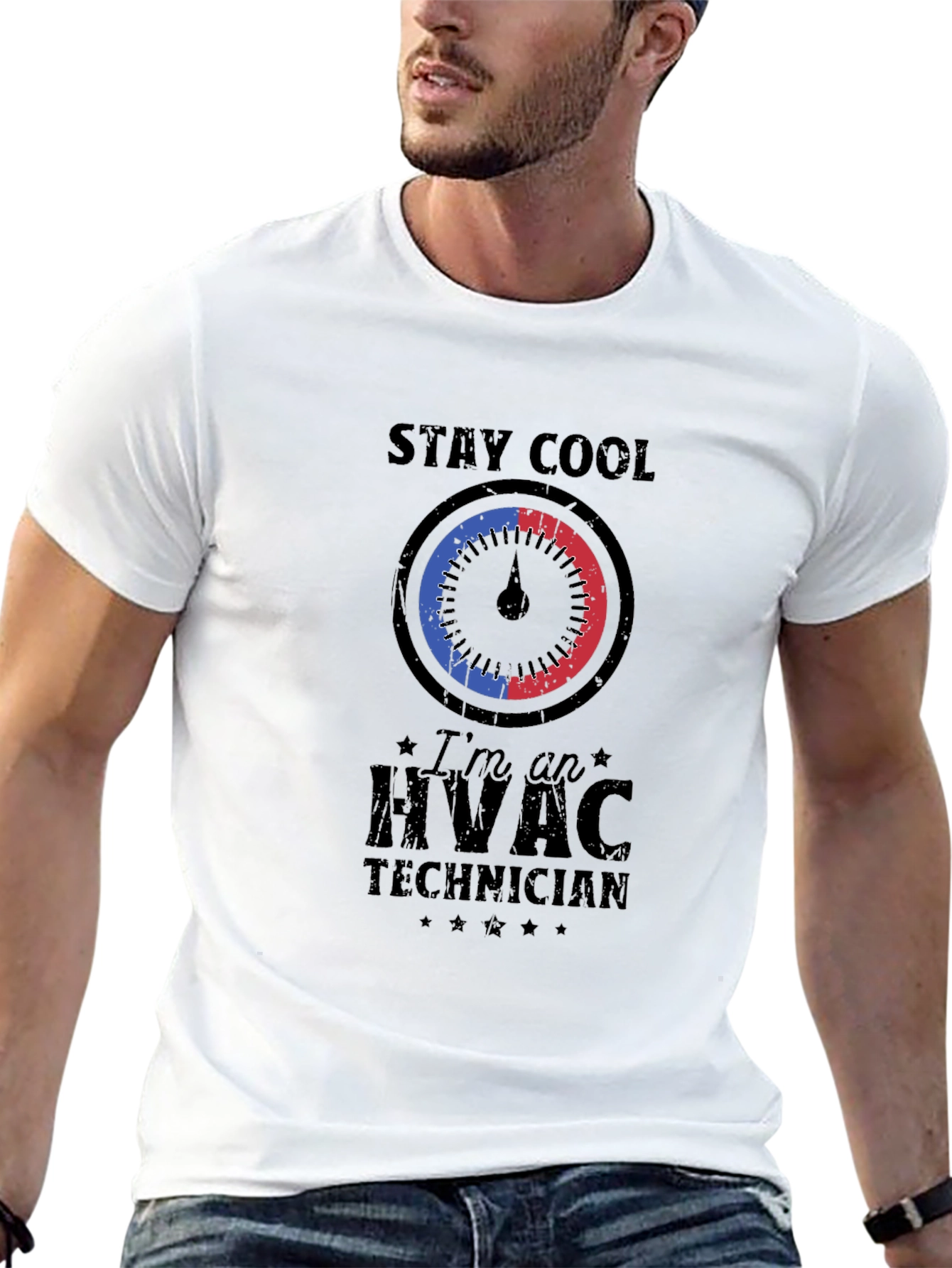Stay Cool HVAC Technician Graphic Tee