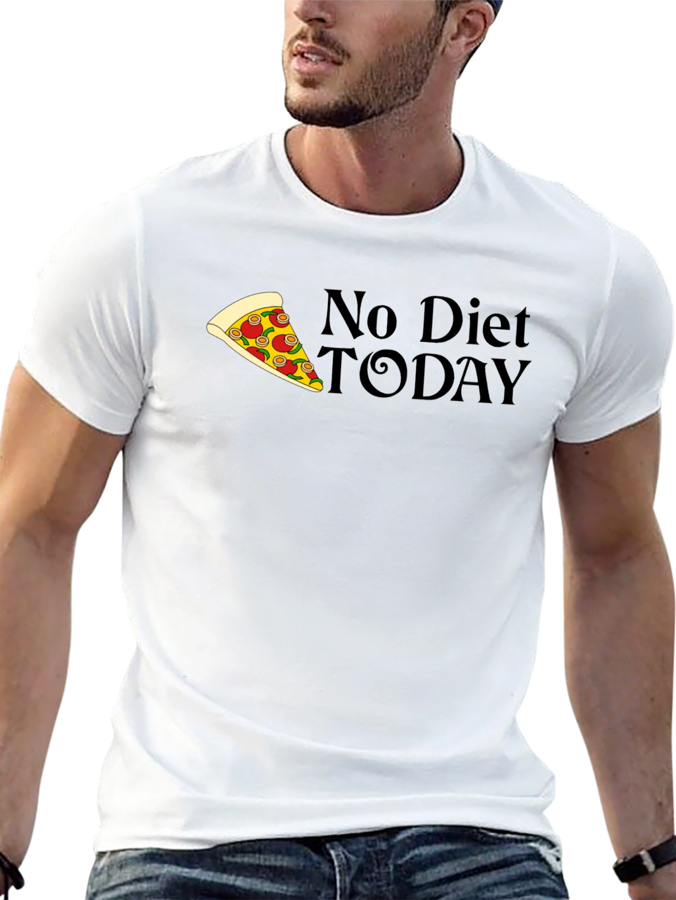 No Diet Today Pizza T-Shirt