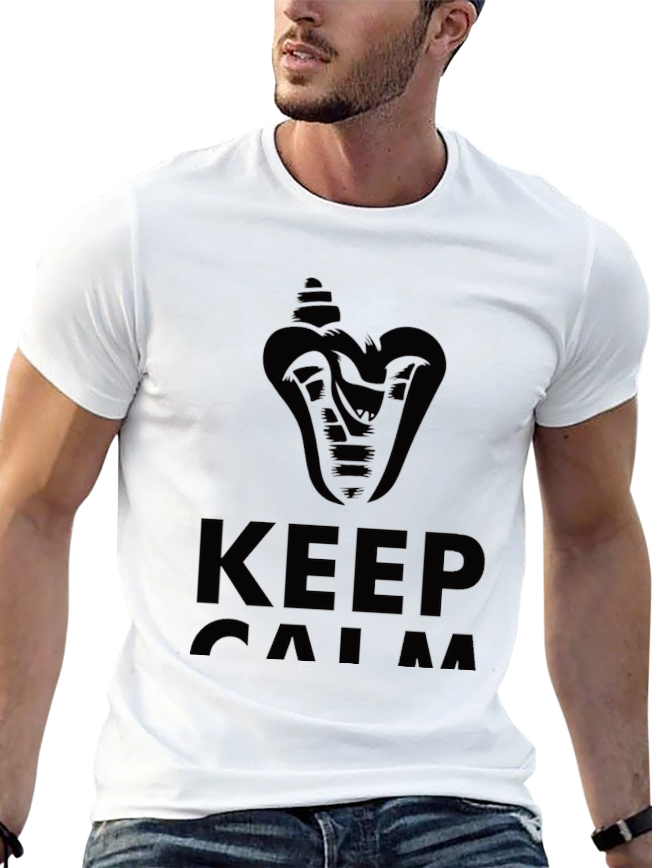 Keep Calm Cobra T-Shirt - Stylish and Comfortable