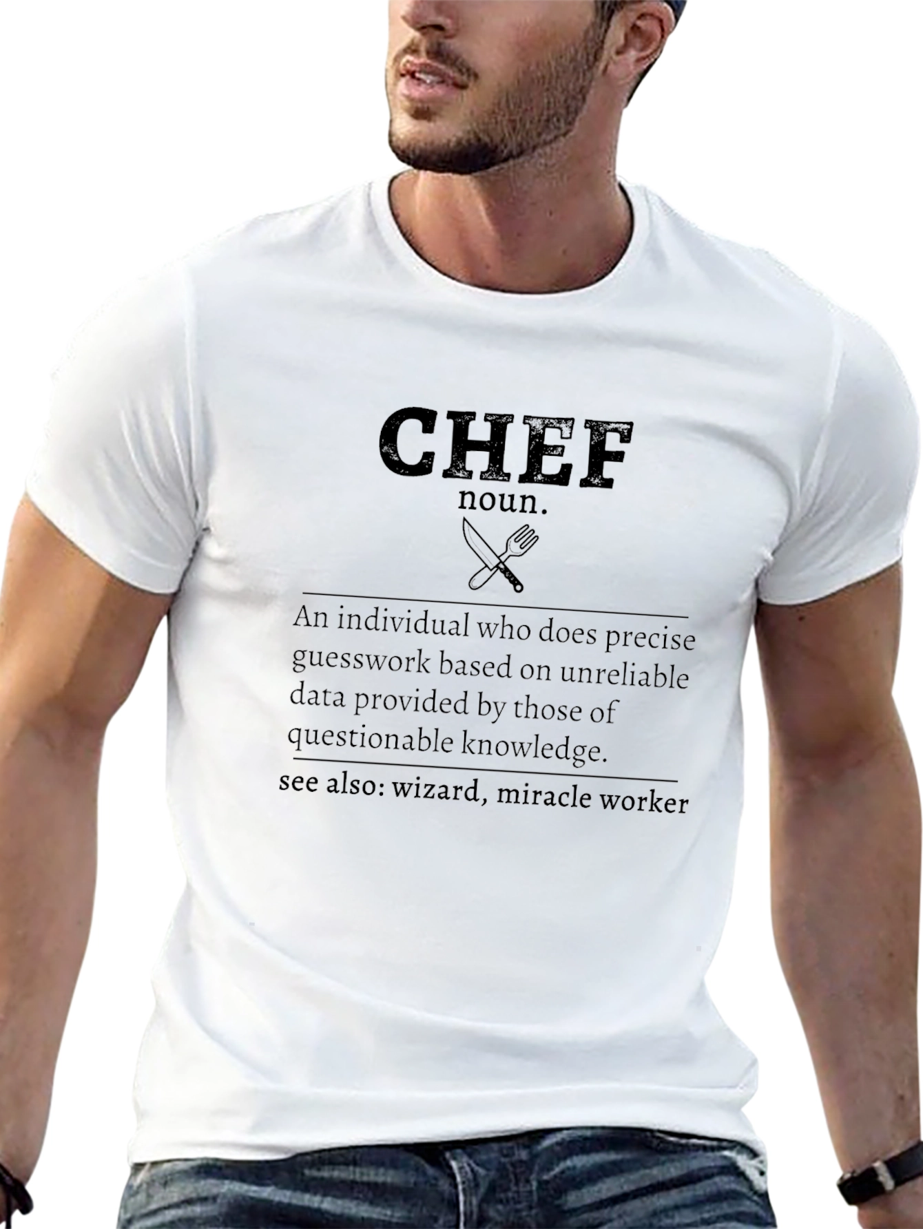 Chef Definition T-Shirt - Culinary Wizard Tee